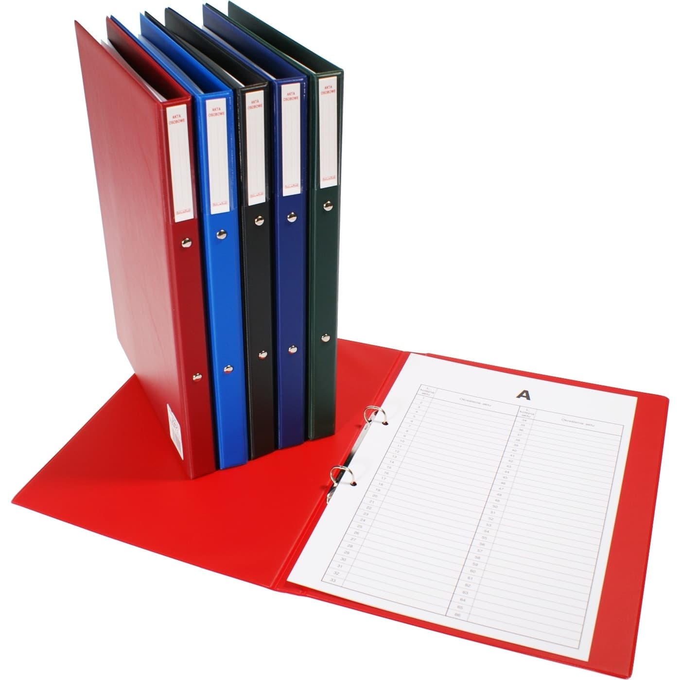 

Teczka do akt osobowych 2R/3CM ciemnozielona TD-11-02 BIURFOL