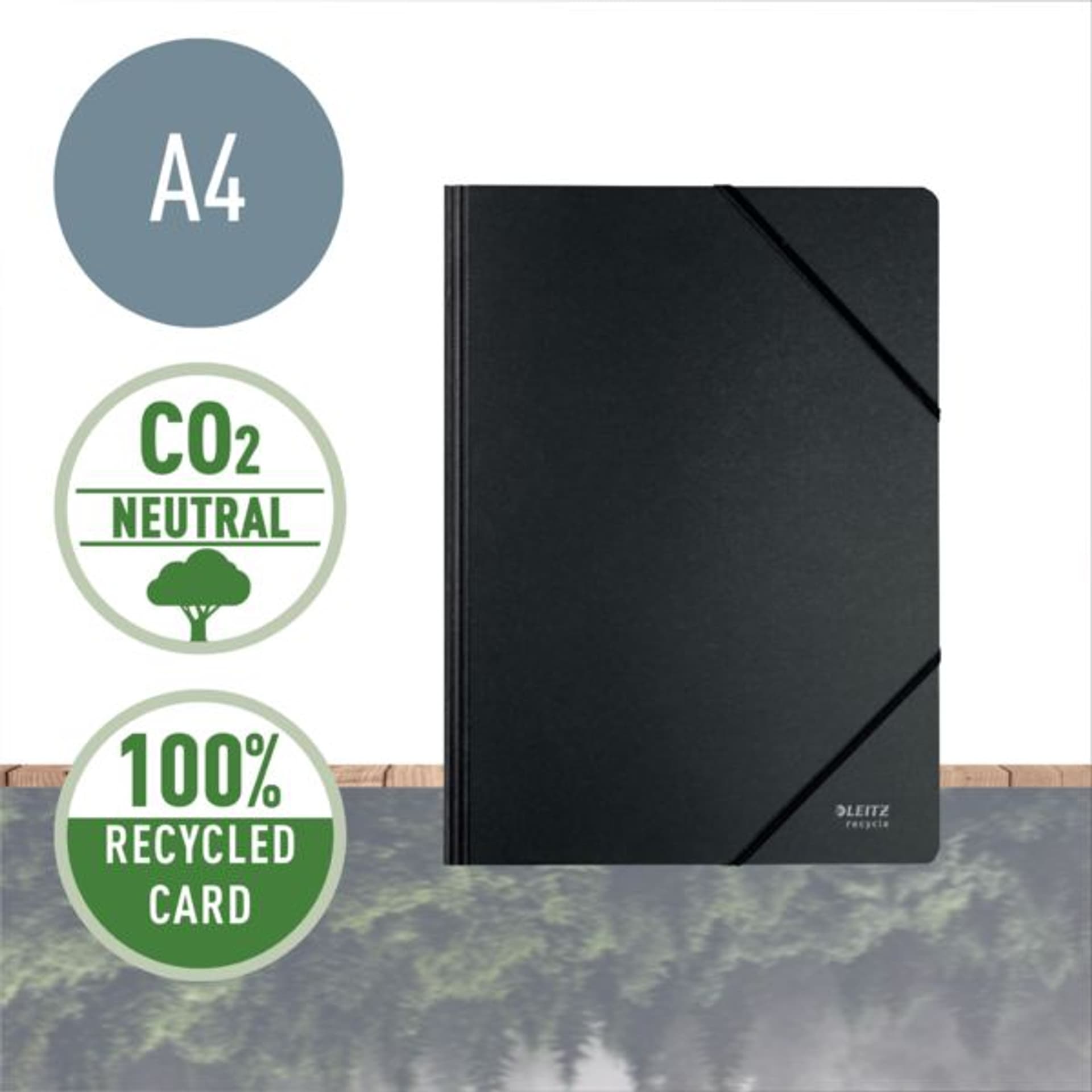 

Elastyczny Folder Recycle A4, czarna 39080095