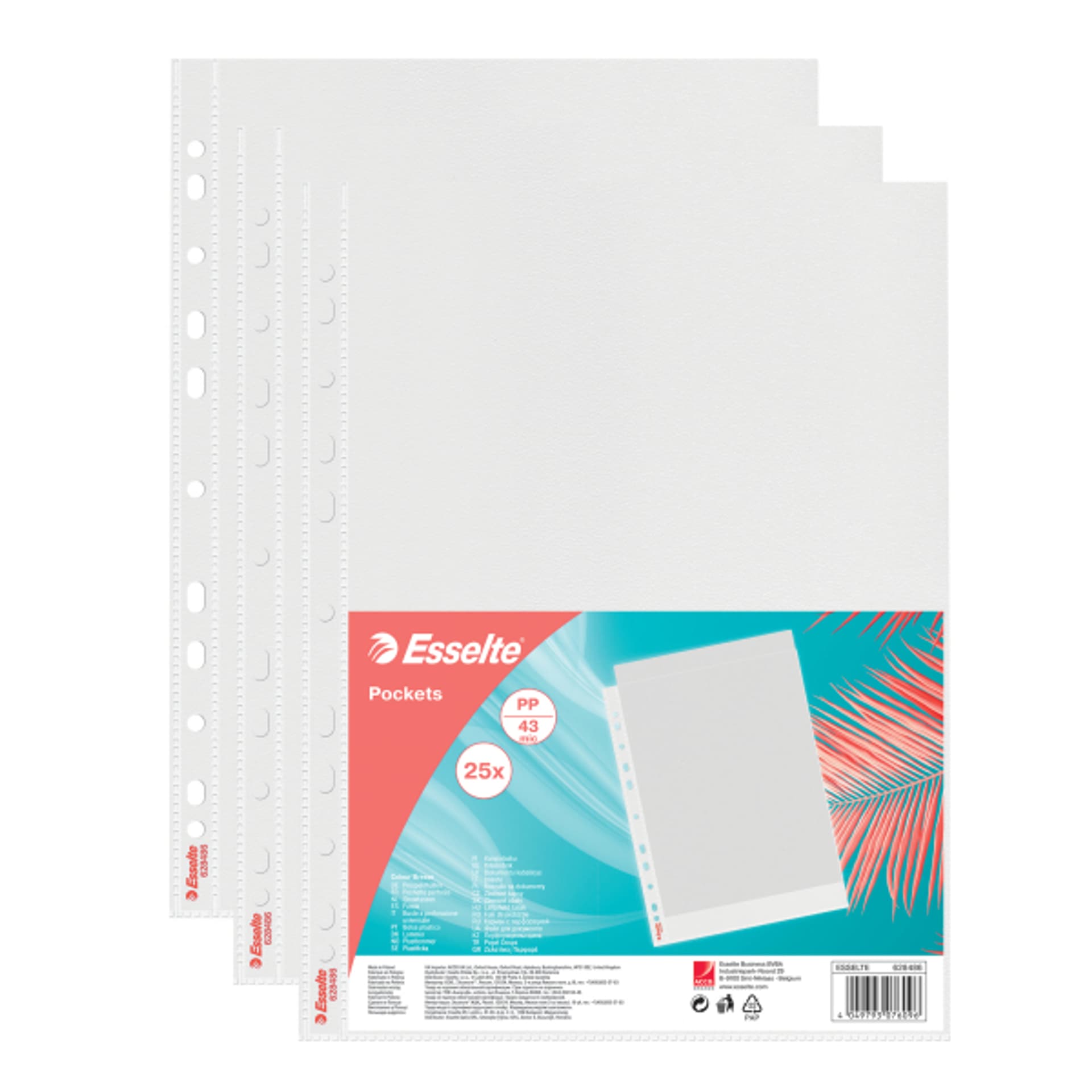 

Koszulki ColourBreeze PP 43 mikrony 25 szt. 628486 ESSELTE