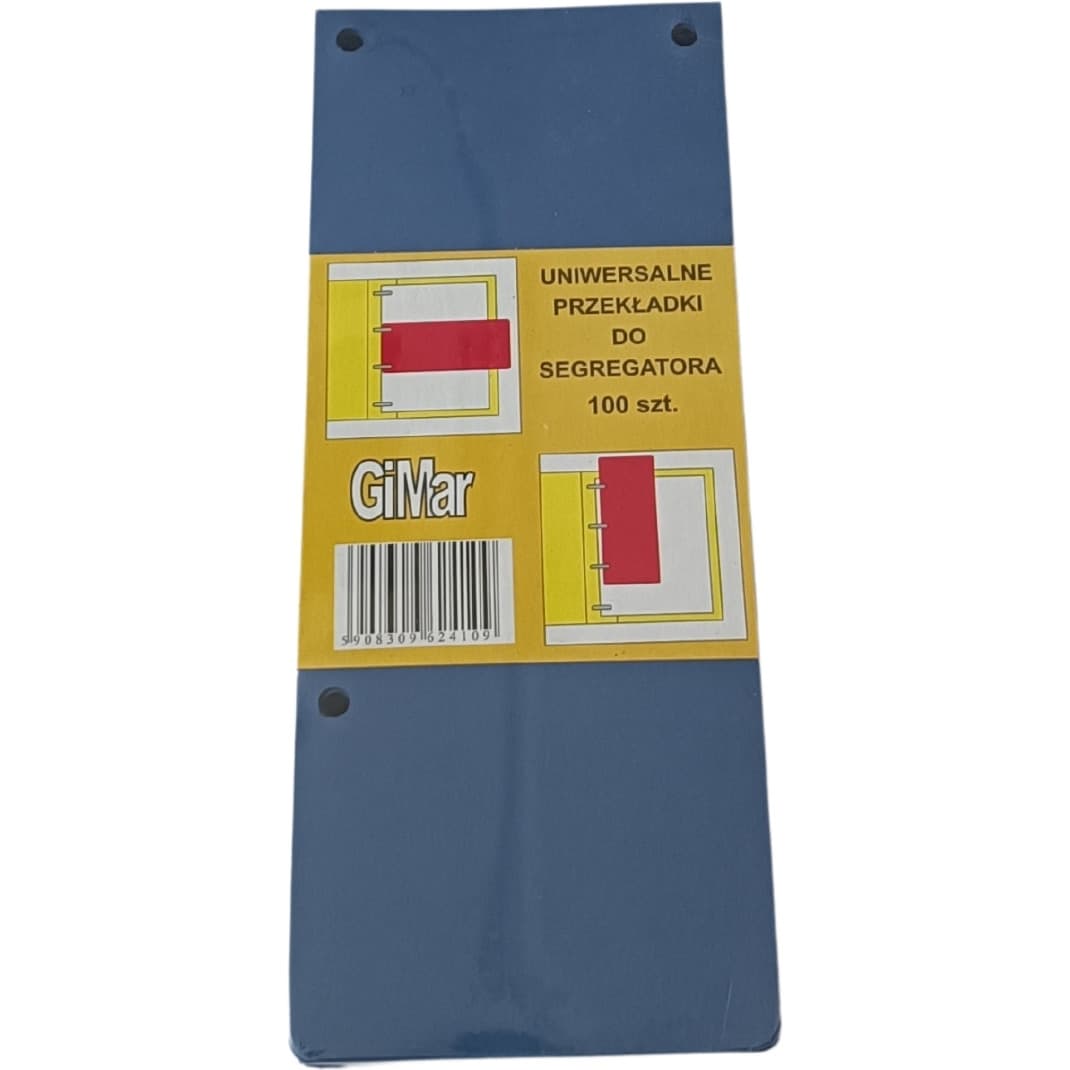 

Przekładki 98x240 wąskie(100) granatowe GIMAR, 100) granatowe gima