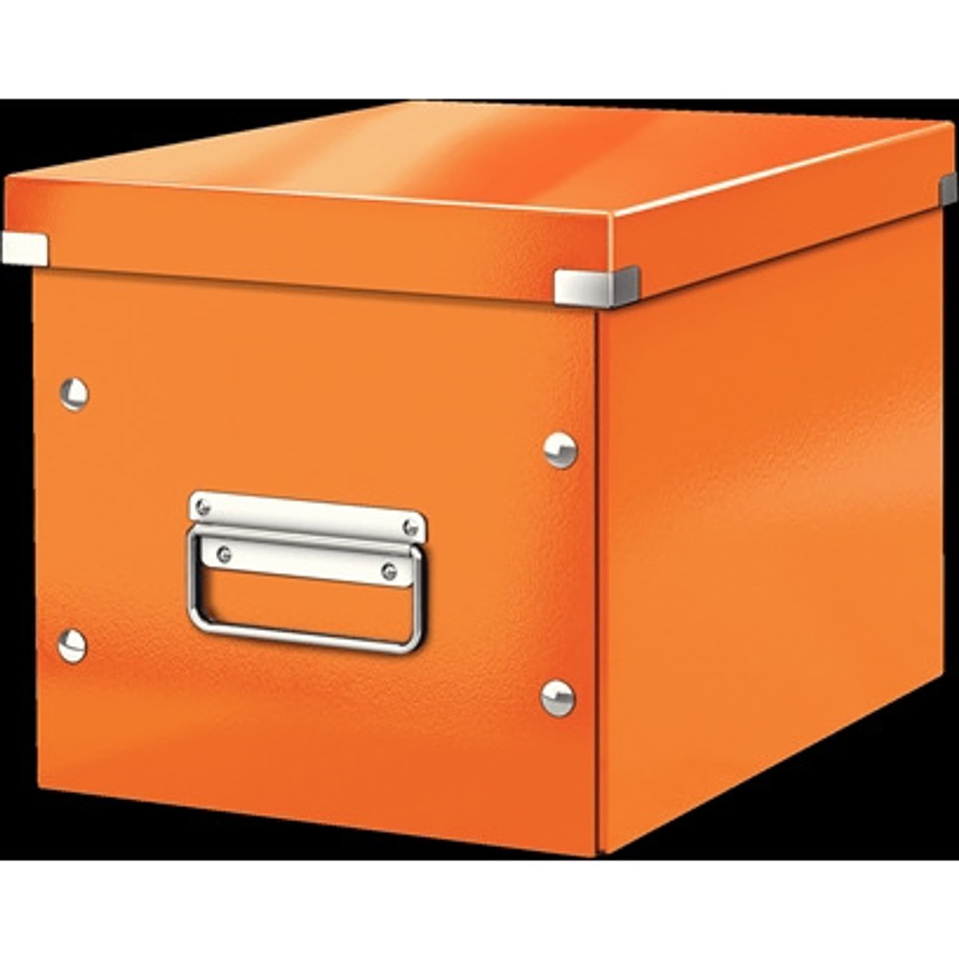 

Pudło uniwersalne Click&Store rozmiar M pomarańczowe 240x260x260mm 61090044 LEITZ WOW