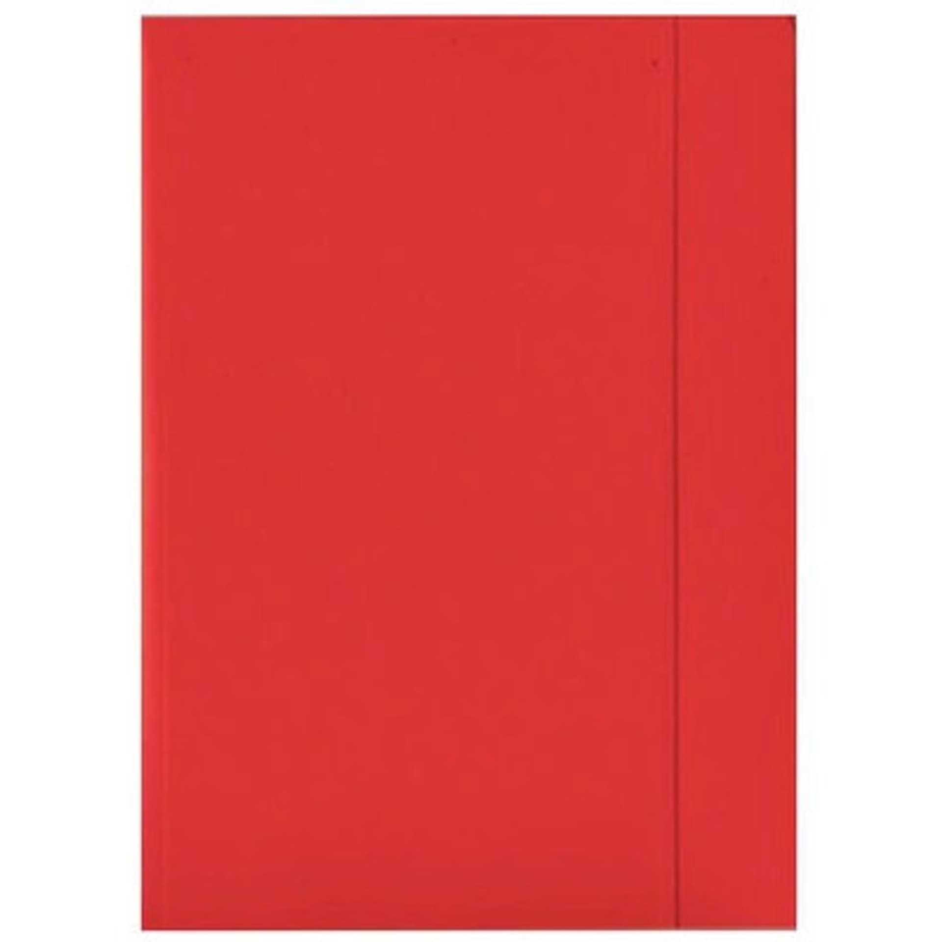 

Teczka kartonowa z gumką A4 czerwona 100553871 BANTEX