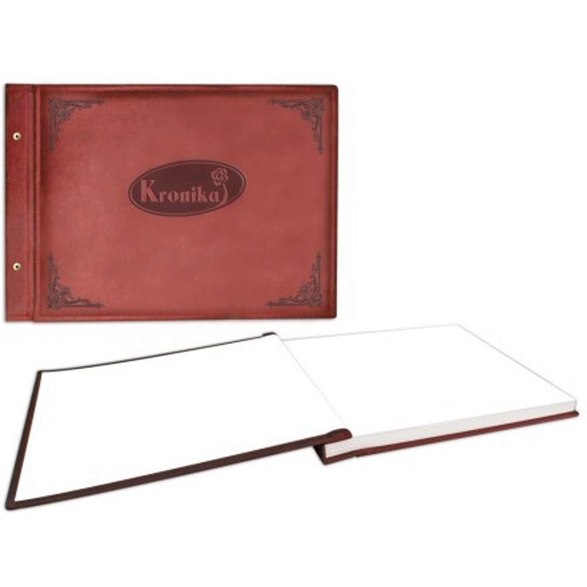 

Kronika 415x297mm 100k bordowa skórpodobna pozioma 1829-319-073 WARTA