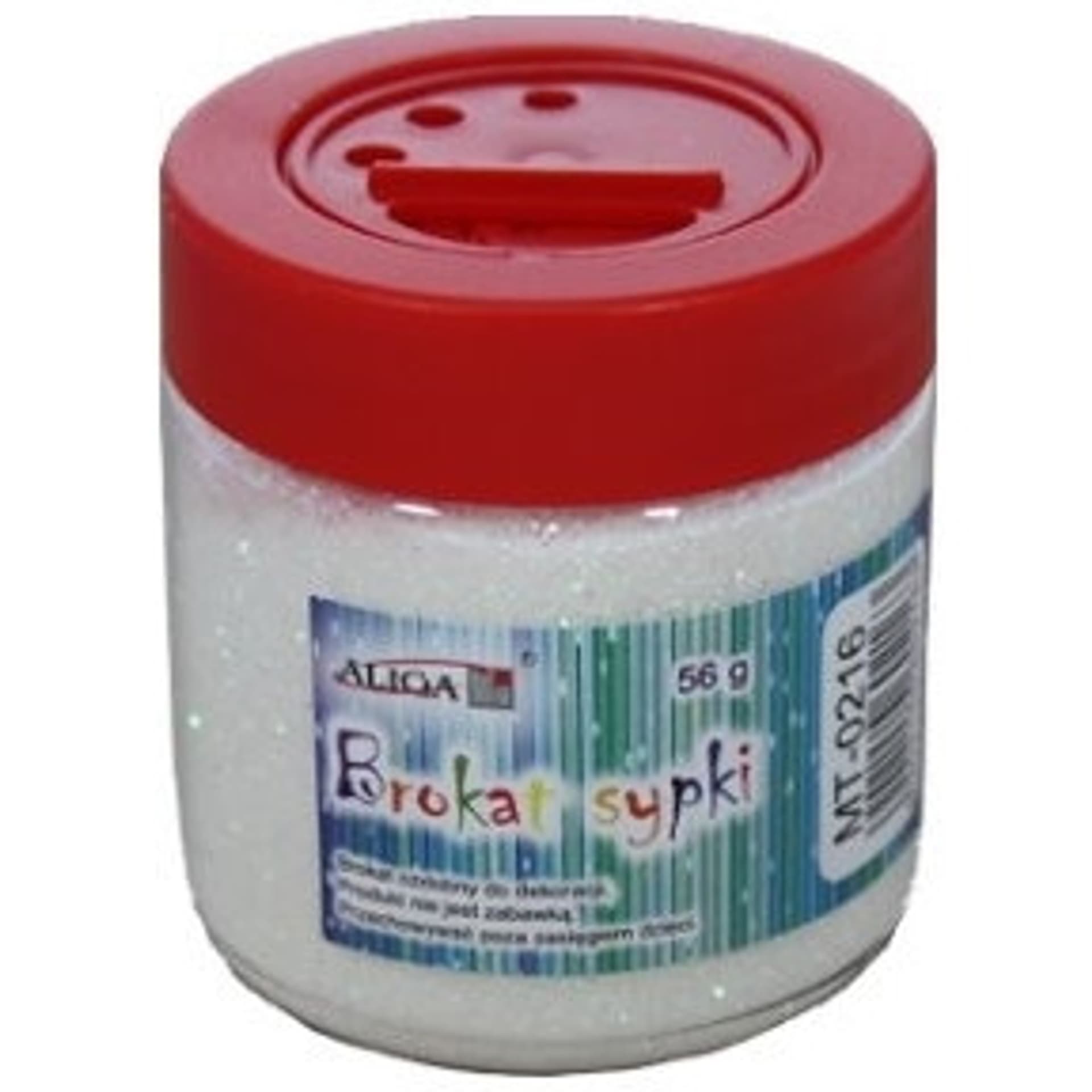 

Brokat biały perłowy MT-0216 56g. ALIGA