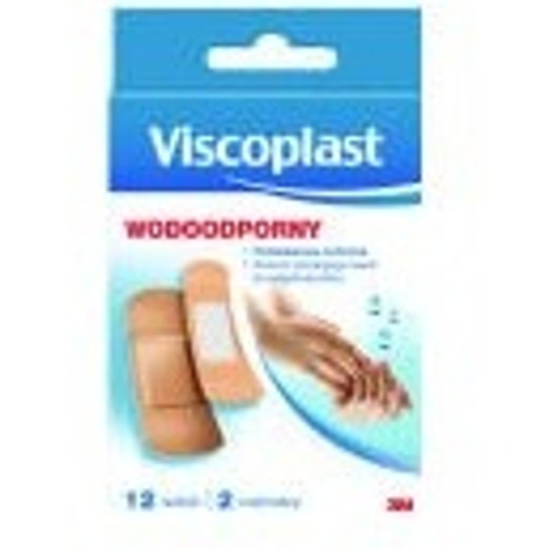 

Plastry wodoodporne VISCOPLAST 12szt 3M-UU001624731