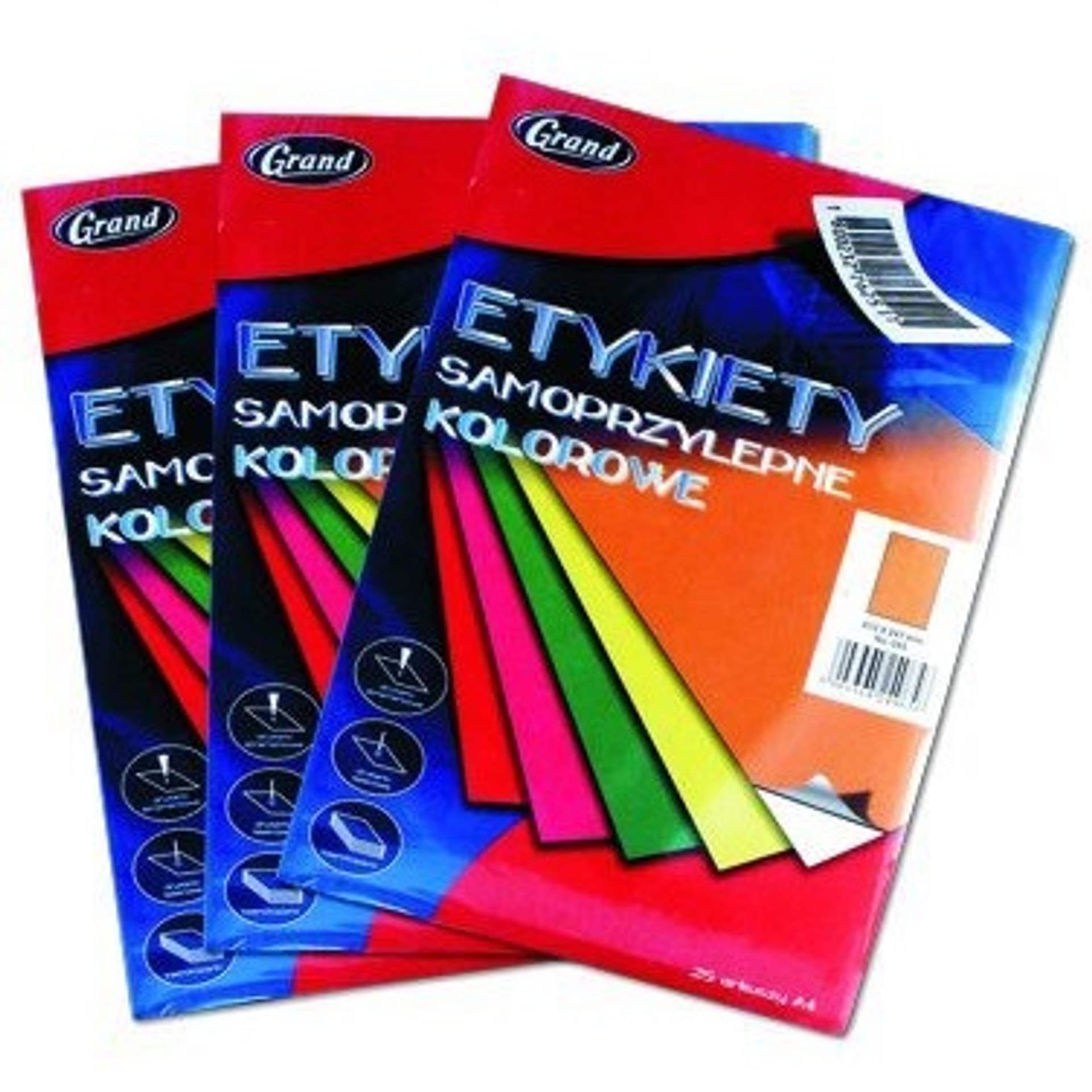 

Etykieta samoprzylepna A4 GRAND pomarańczowa 065 (25ark) 150-1066, 25ark) 150-106