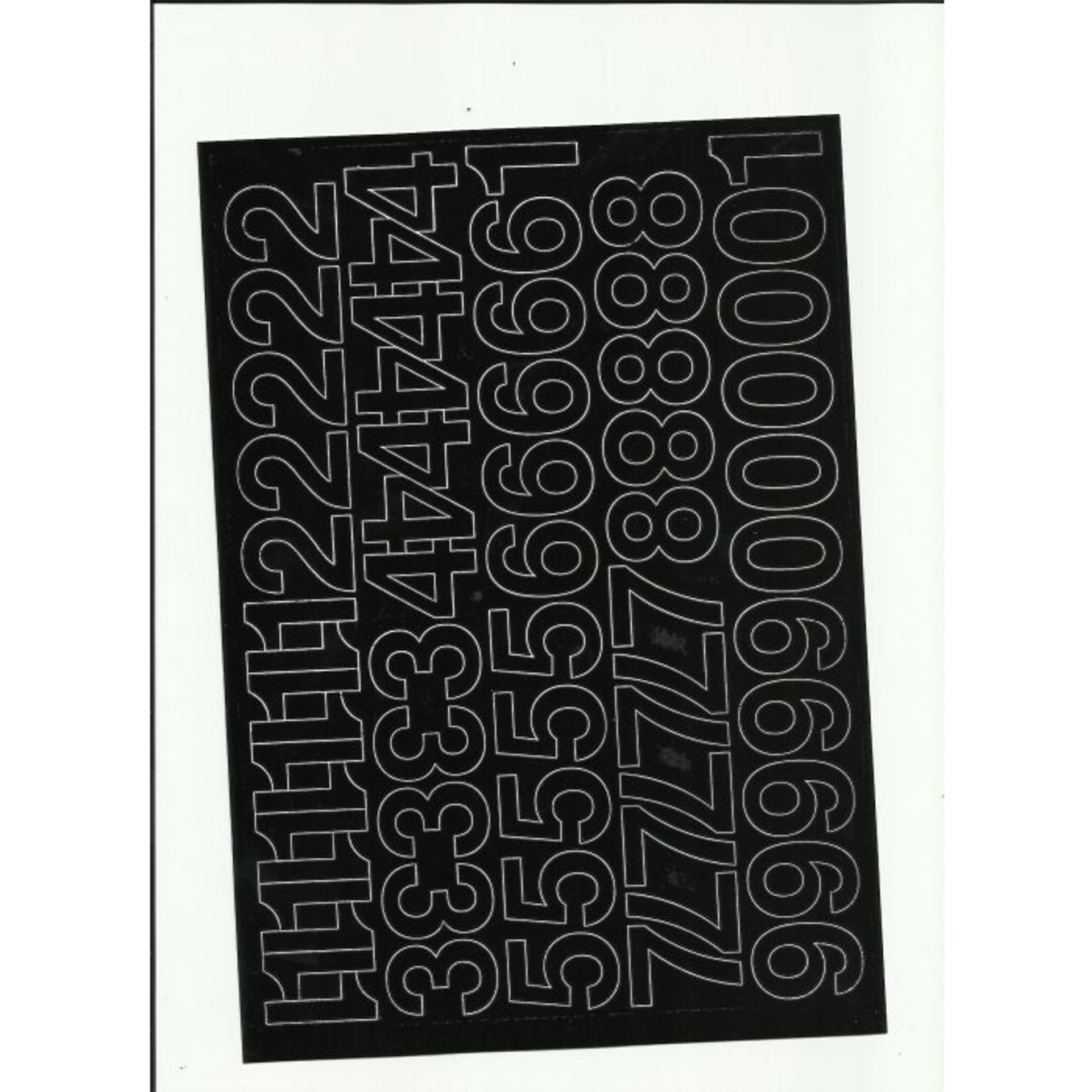 

CYFRY samoprzylepne 3cm (8) czerwone ARTDRUK, 8) czerwone artdru
