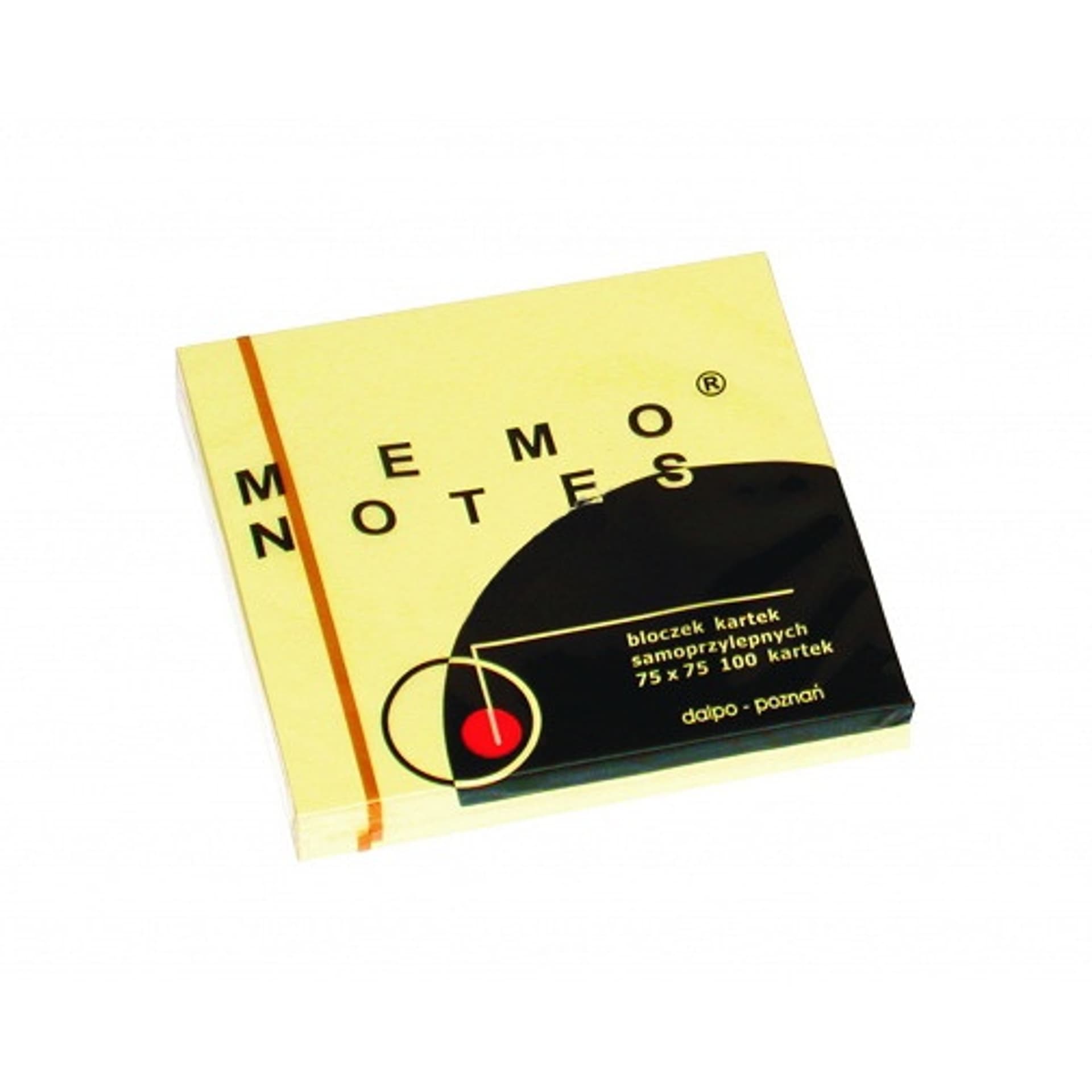 

Bloczek samoprzylepny 75x75mm żółty MEMO-NOTES DALPO