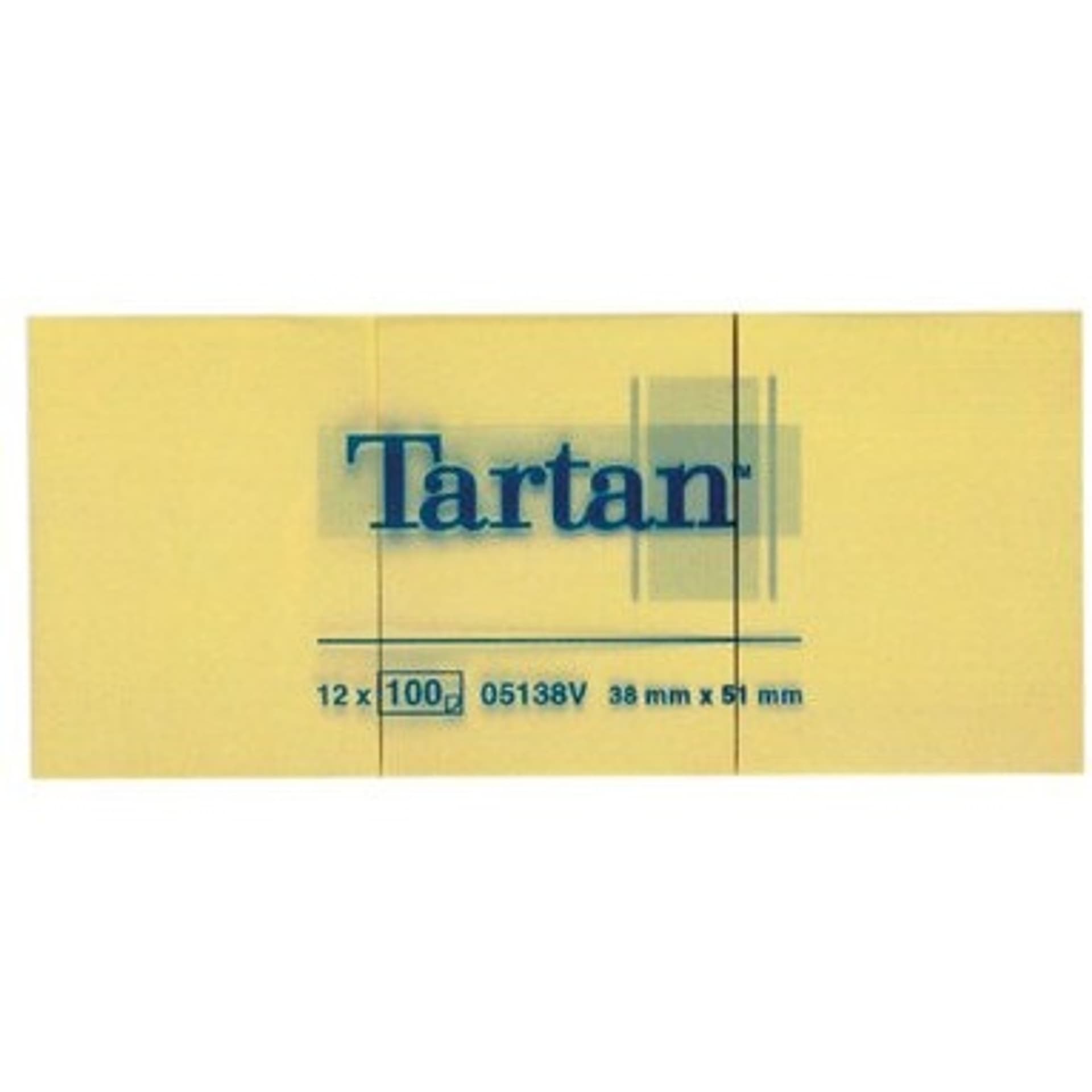 

Bloczek TARTAN żółte 38x51 (12)05138V 3M POST-IT, 12)05138v 3m post-i
