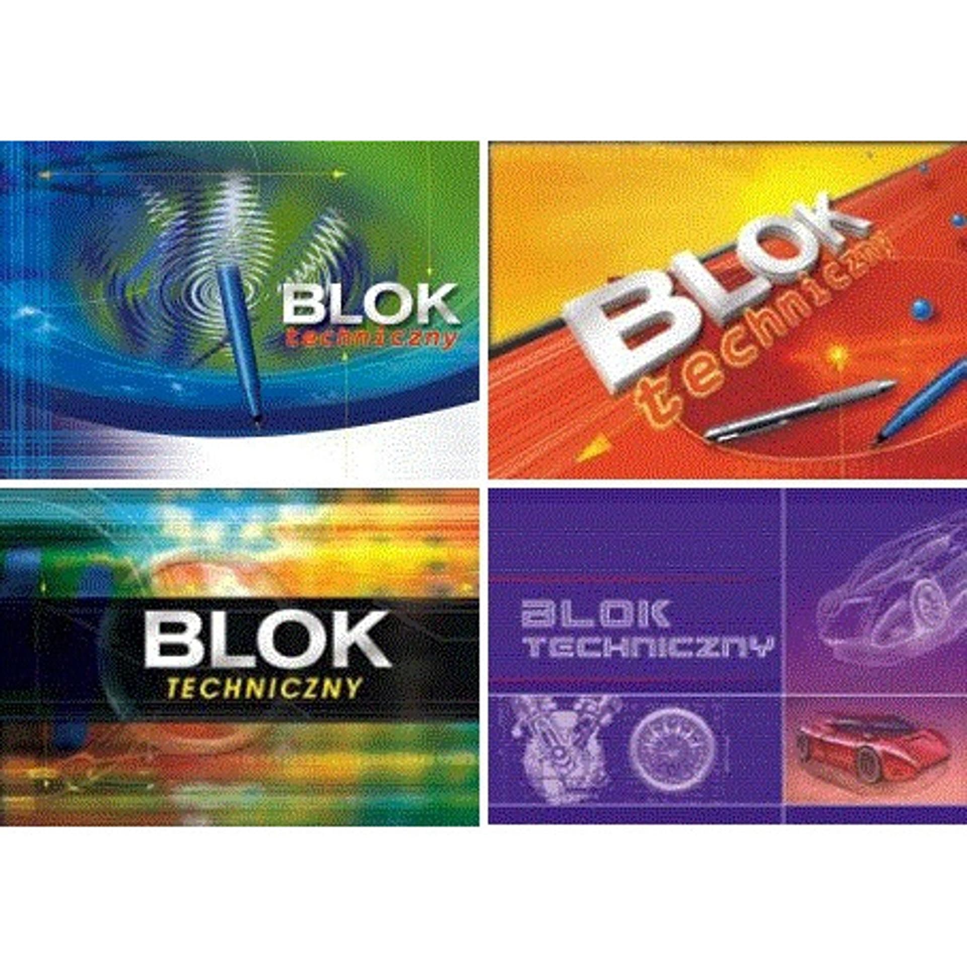 

Blok techniczny A4 10k 170g KRESKA