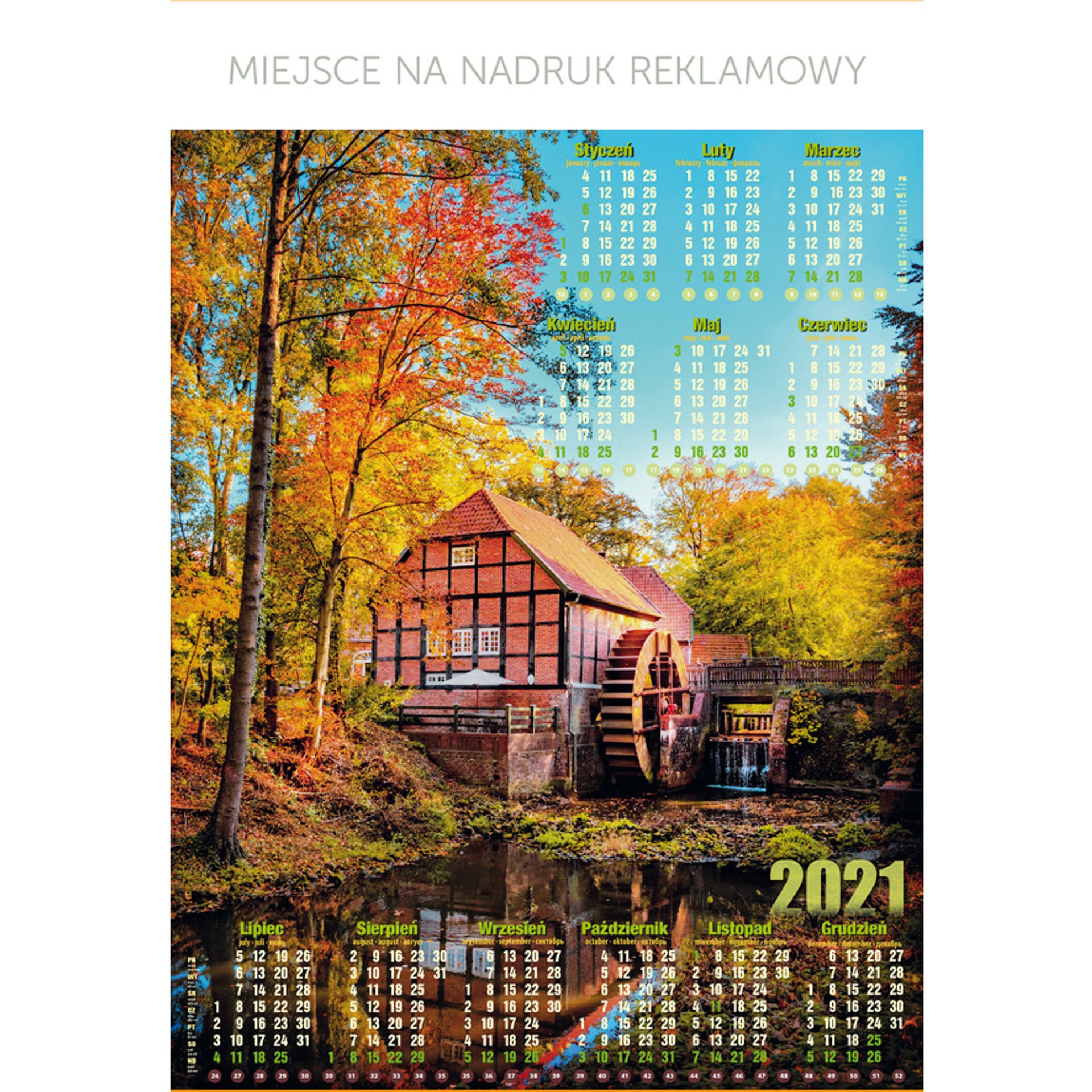 

Kalendarz Plakatowy B1, P02 - MORZE 67x98 cm TELEGRAPH