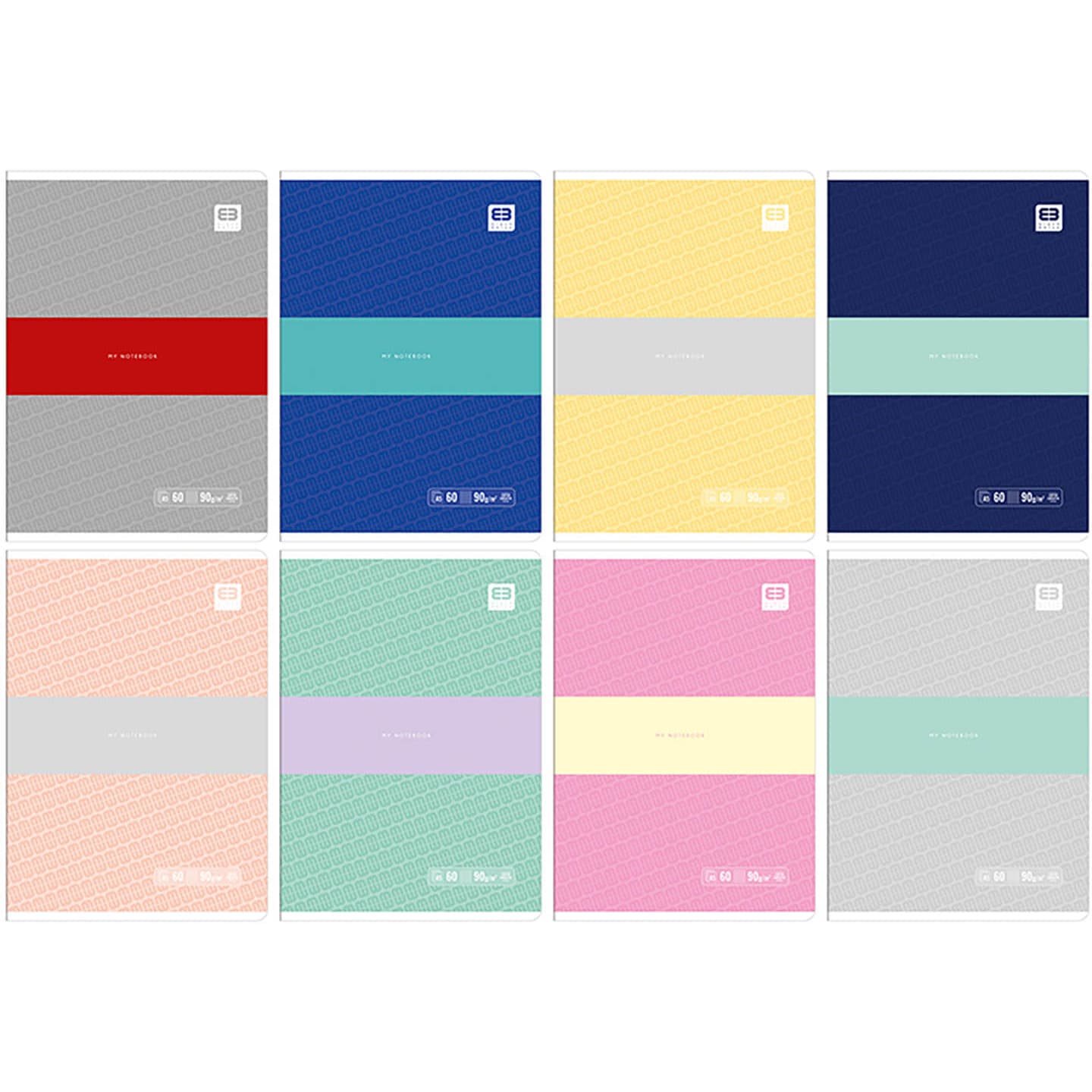 

Zeszyt A5 60k B&B Pastel INTERDRUK