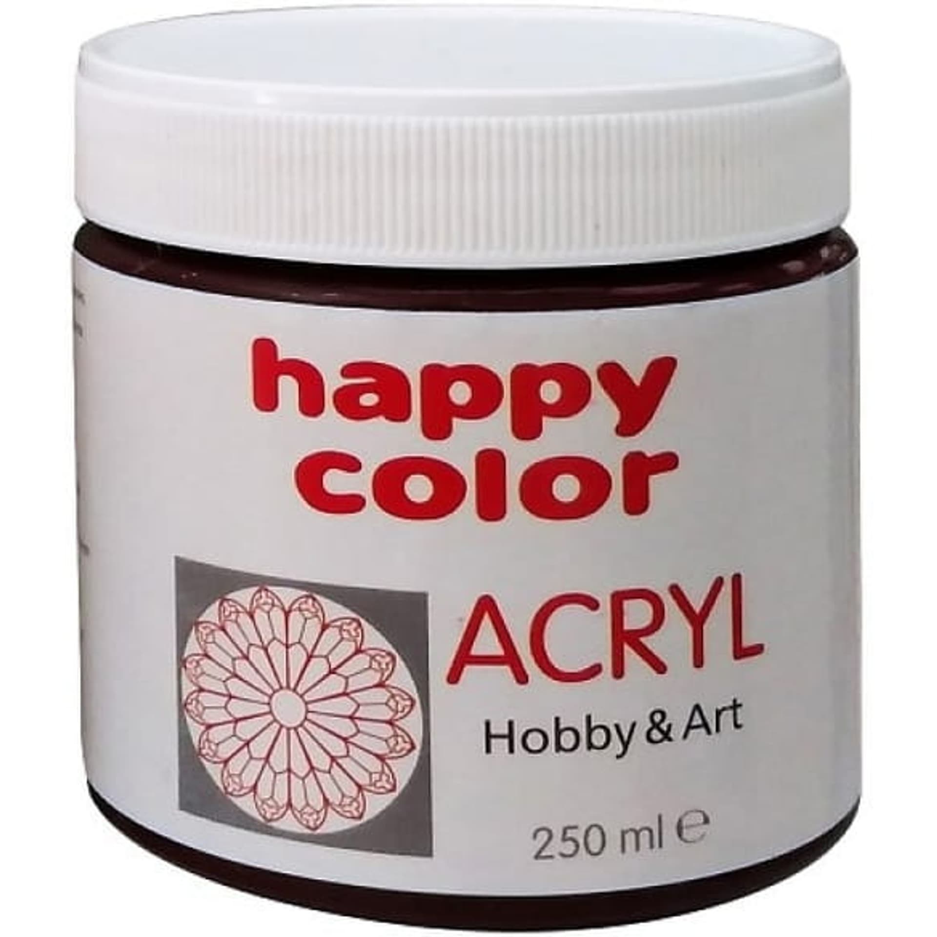 

Farba akrylowa 250ml ciemno brązowy HA 7370 0250-75 Happy Color