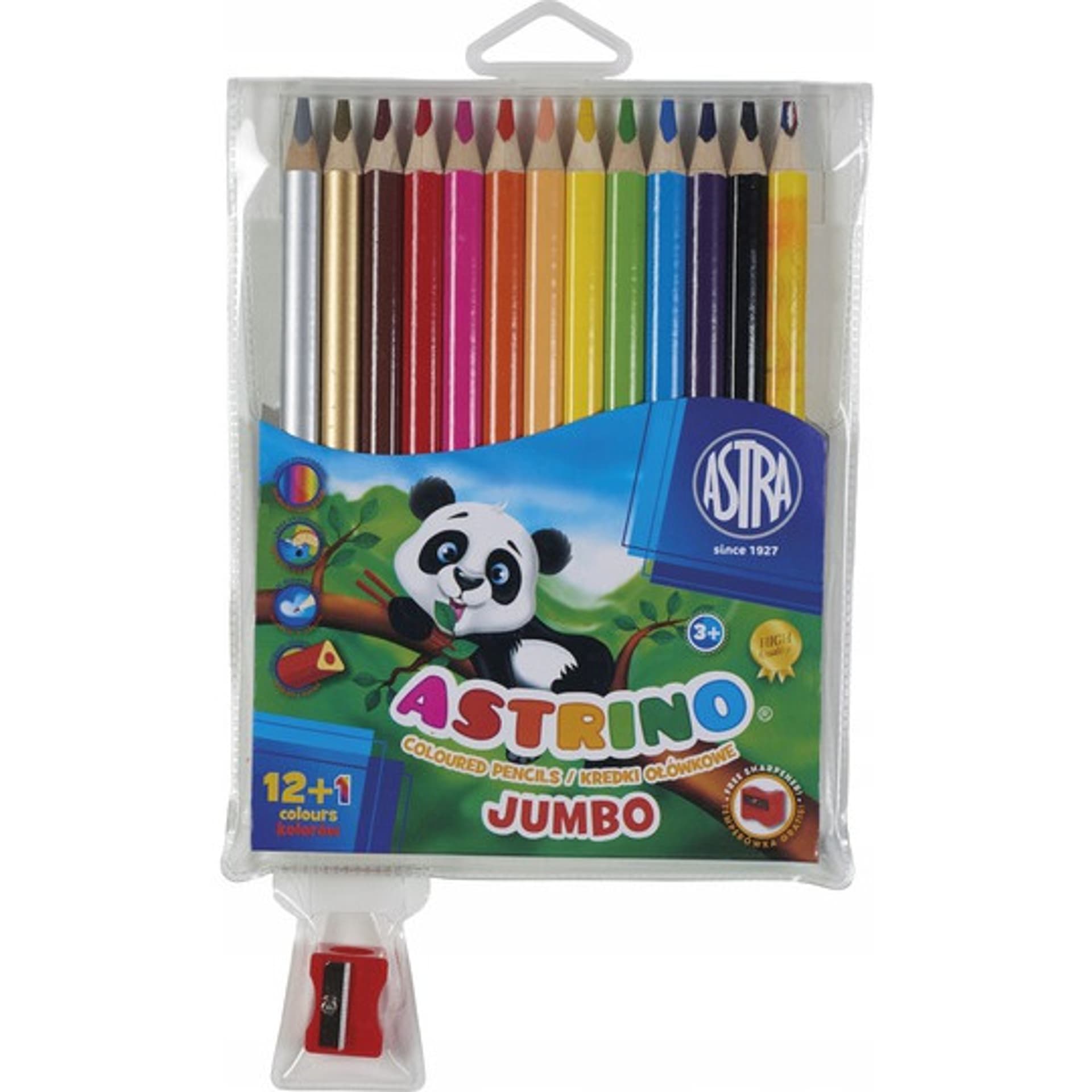 

Kredki ołówkowe 12 kol trójkątne 312115004 ASTRINO