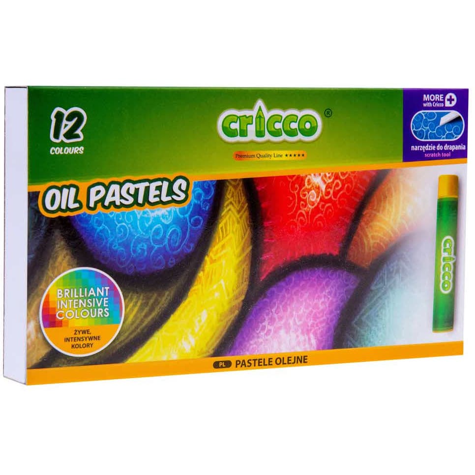 

PASTELE OLEJNE CRICCO 12 KOL. CR481K12/D