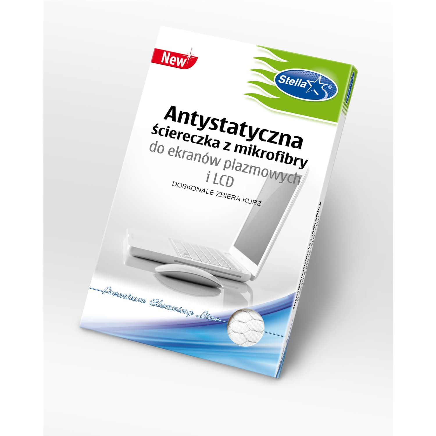 

Ściereczka antystatyczna z mikrofibry do ekranów plazmowych i LCD STELLA PS0493/12