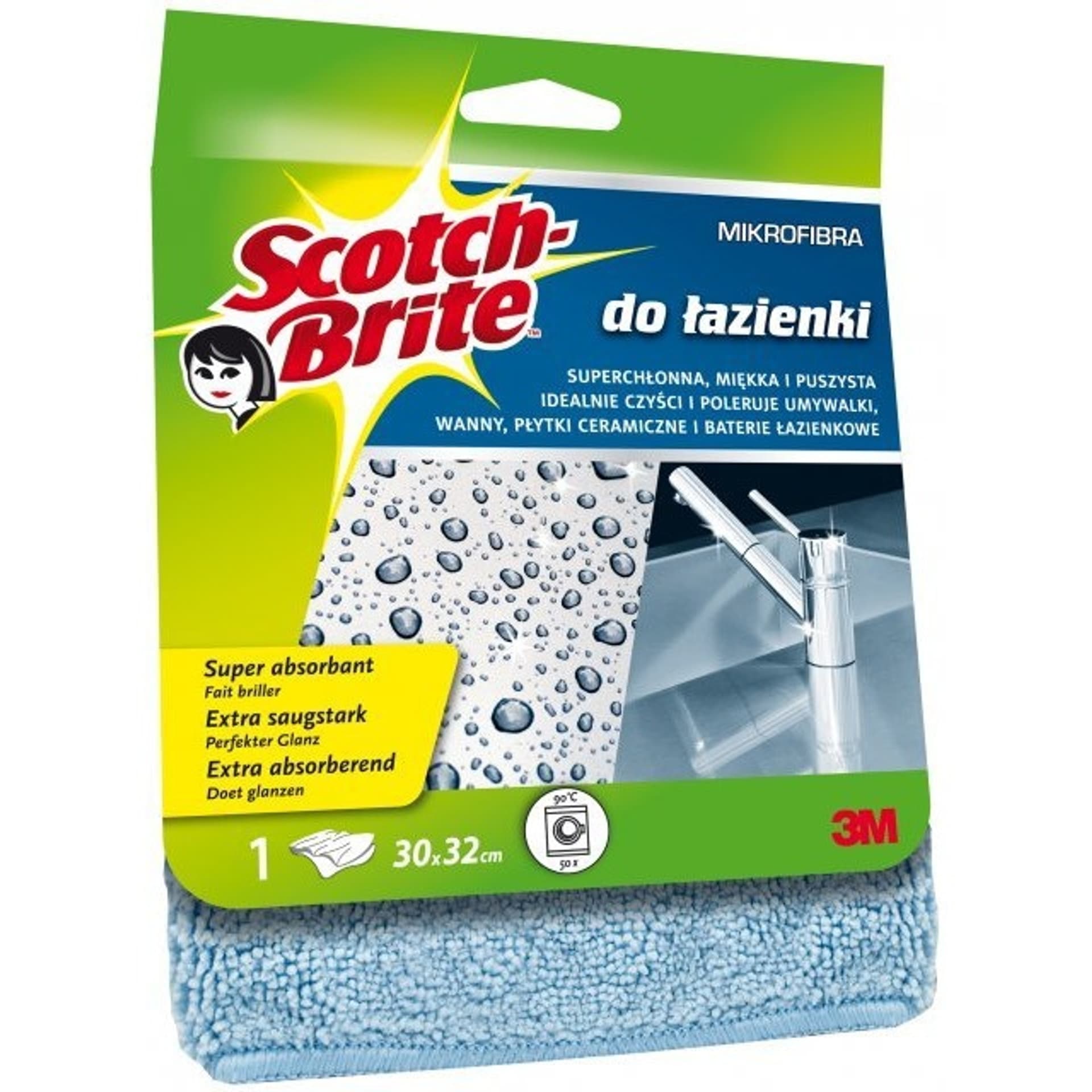 

Ścierka z mikrofibry SCOTCH BRITE do łazienki 27294912 3M