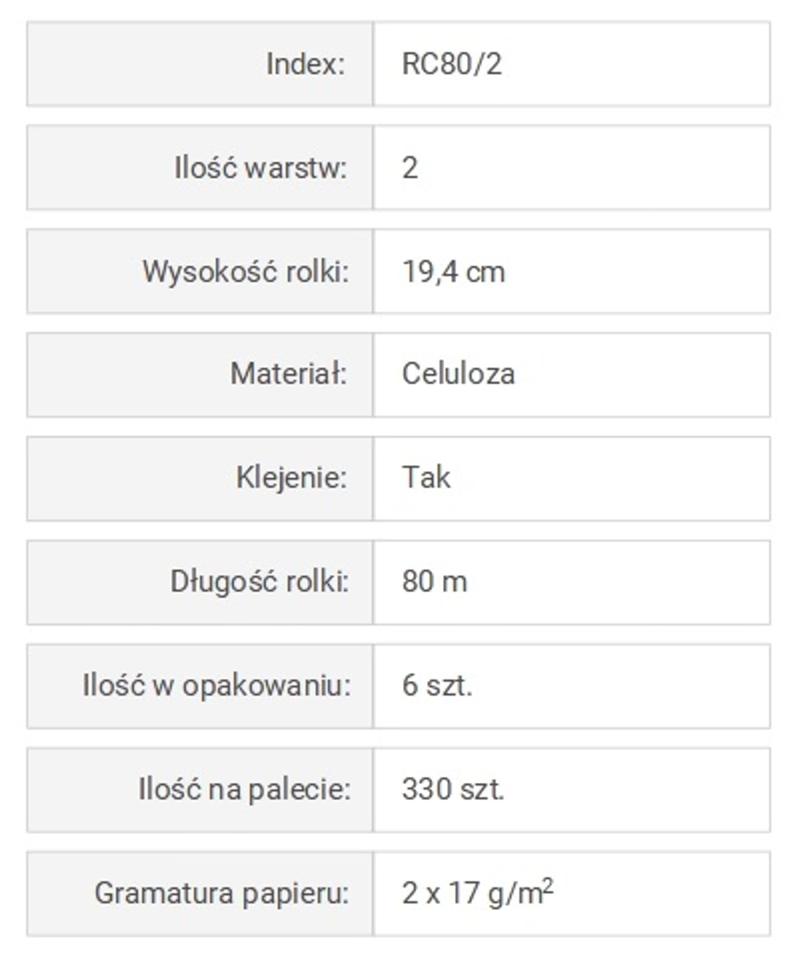 

Ręcznik celuloza 19,4cm 80m 2w (6sztuk) RC80/2 MIDI MISTRAL, 6sztuk) rc80/2 midi mistra