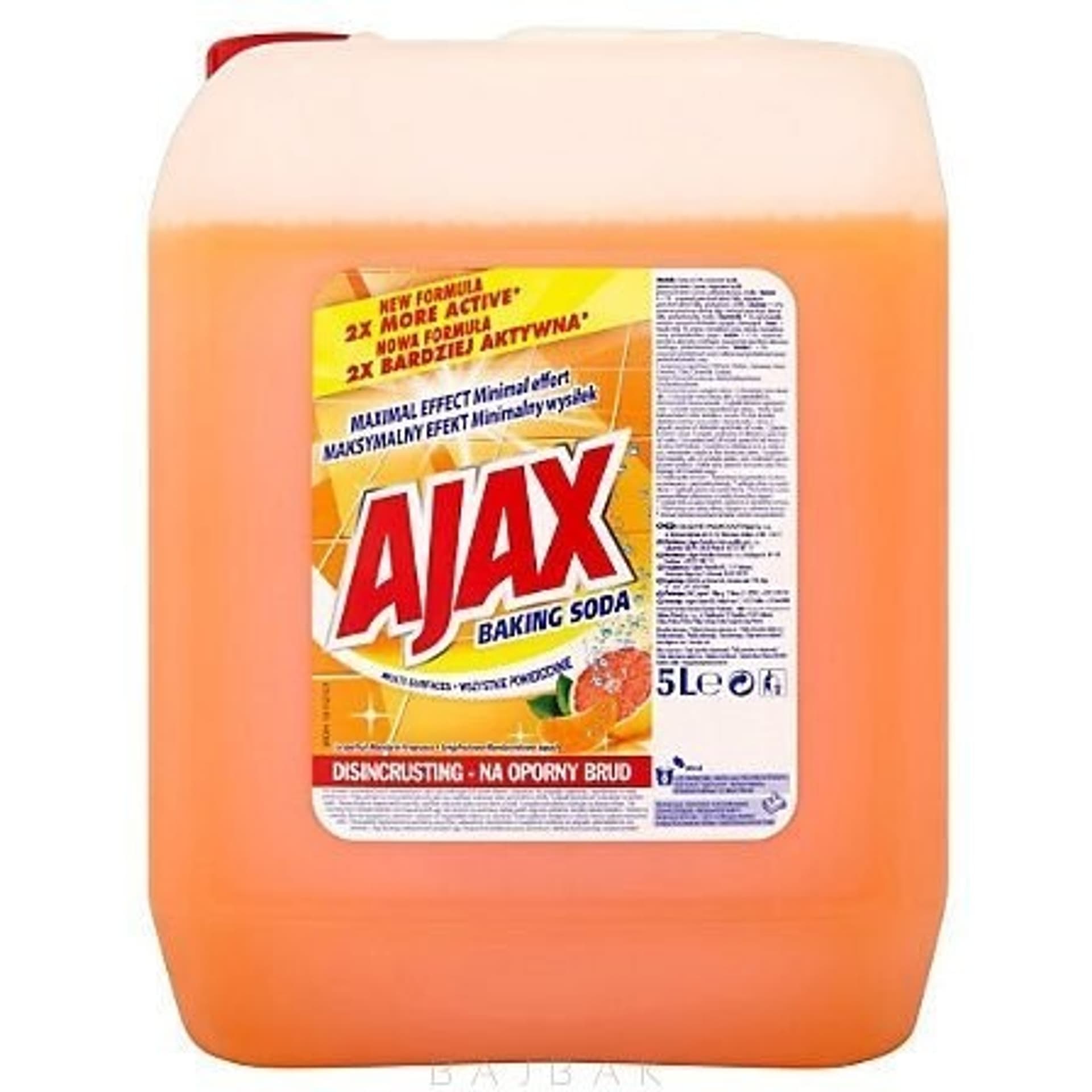 

Płyn do czyszczenia uniwersalny AJAX 5l Boost Soda PL0375 *90245