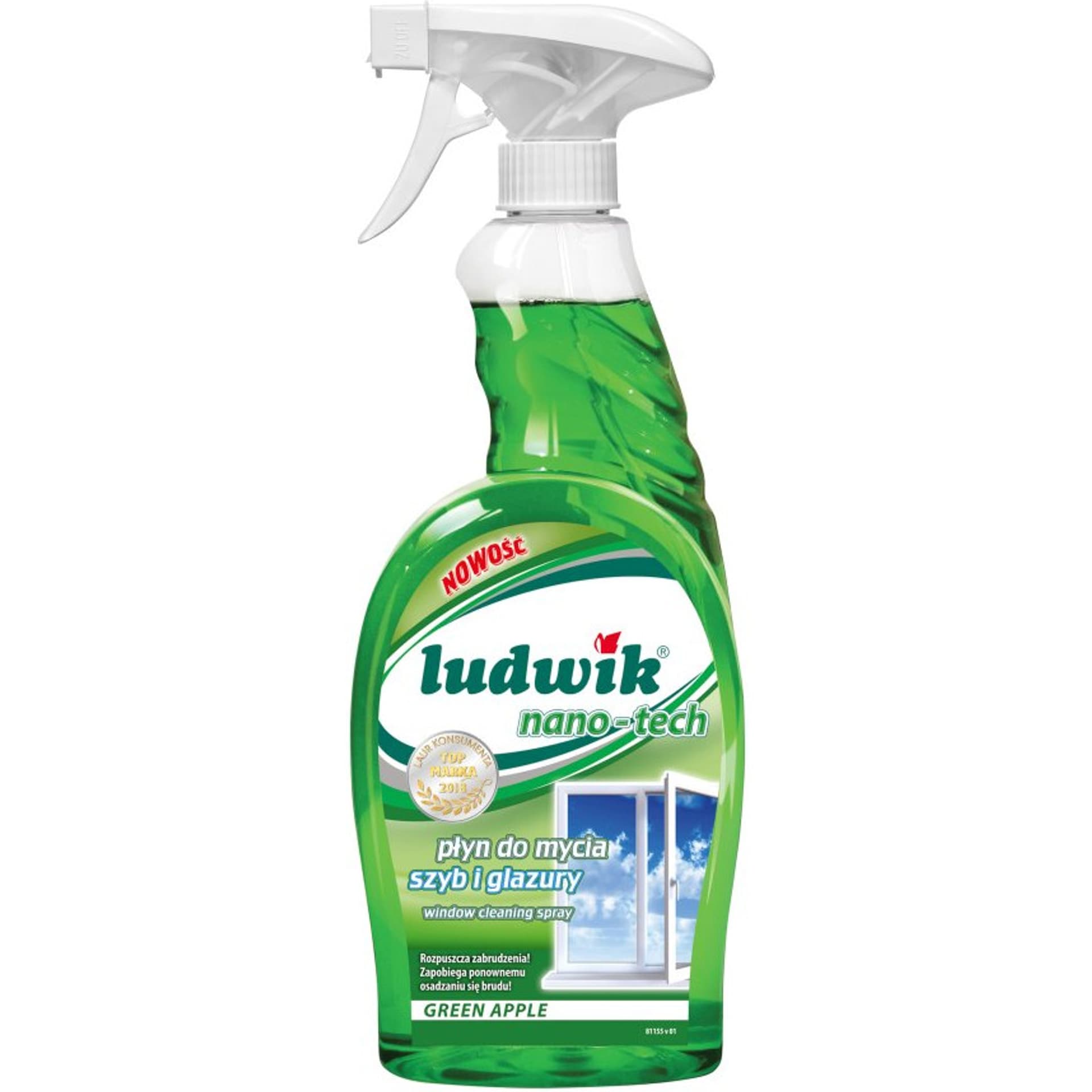

Płyn do szyb i glazury LUDWIK 750ml jabłko