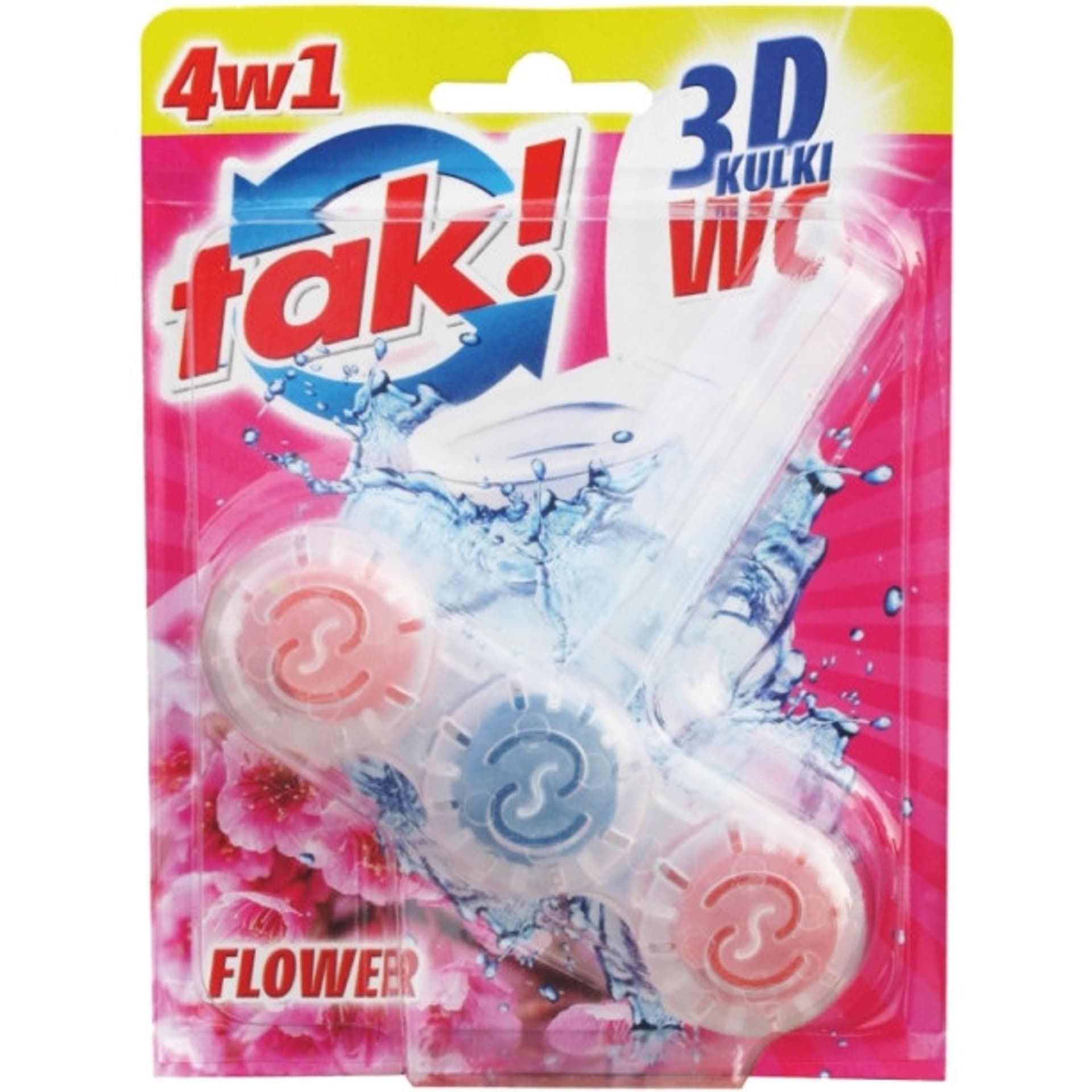 

Zawieszka do WC kulki 3d 40g flower TAK! 188478