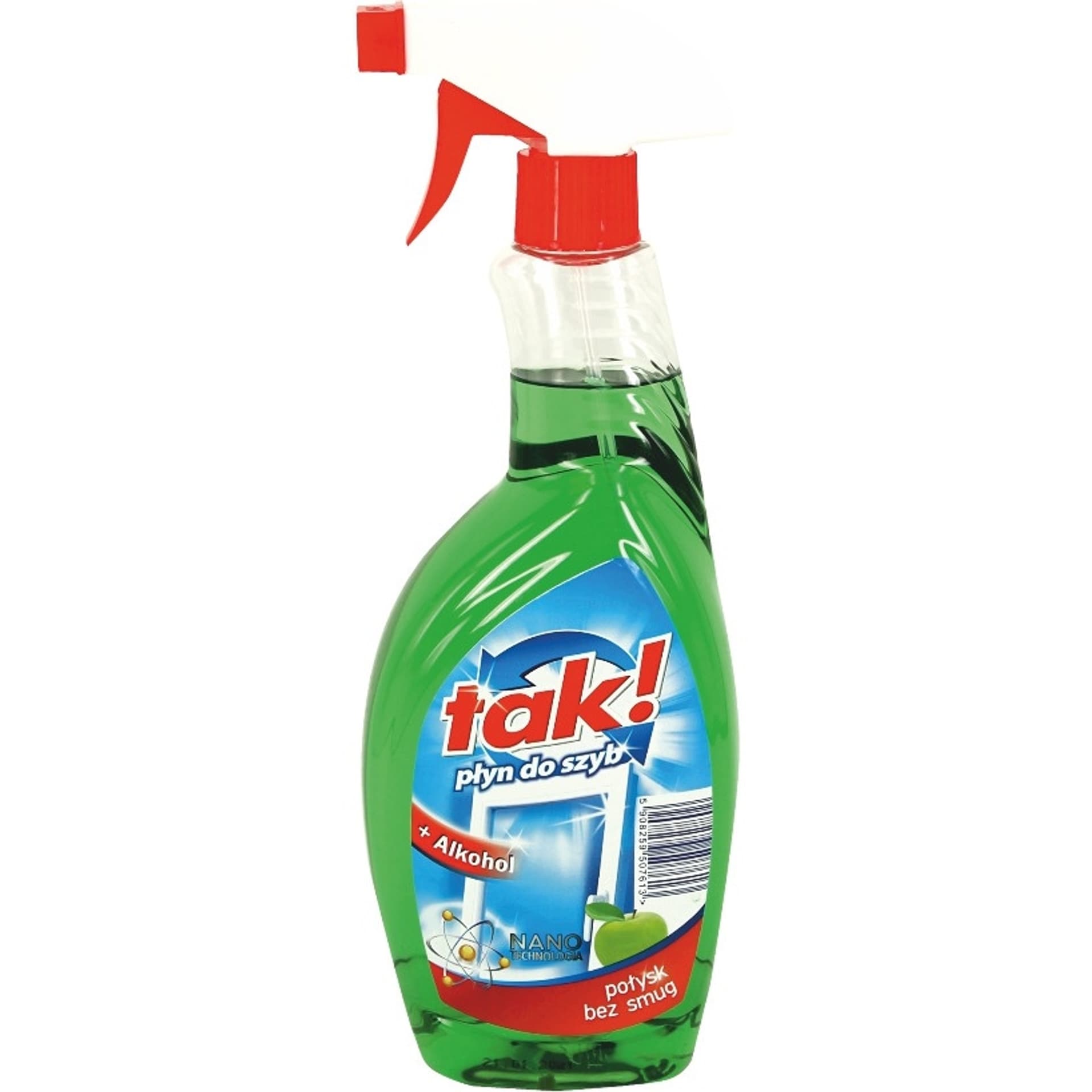 

Płyn do szyb dozownik 750ml jabłko 201329 TAK!