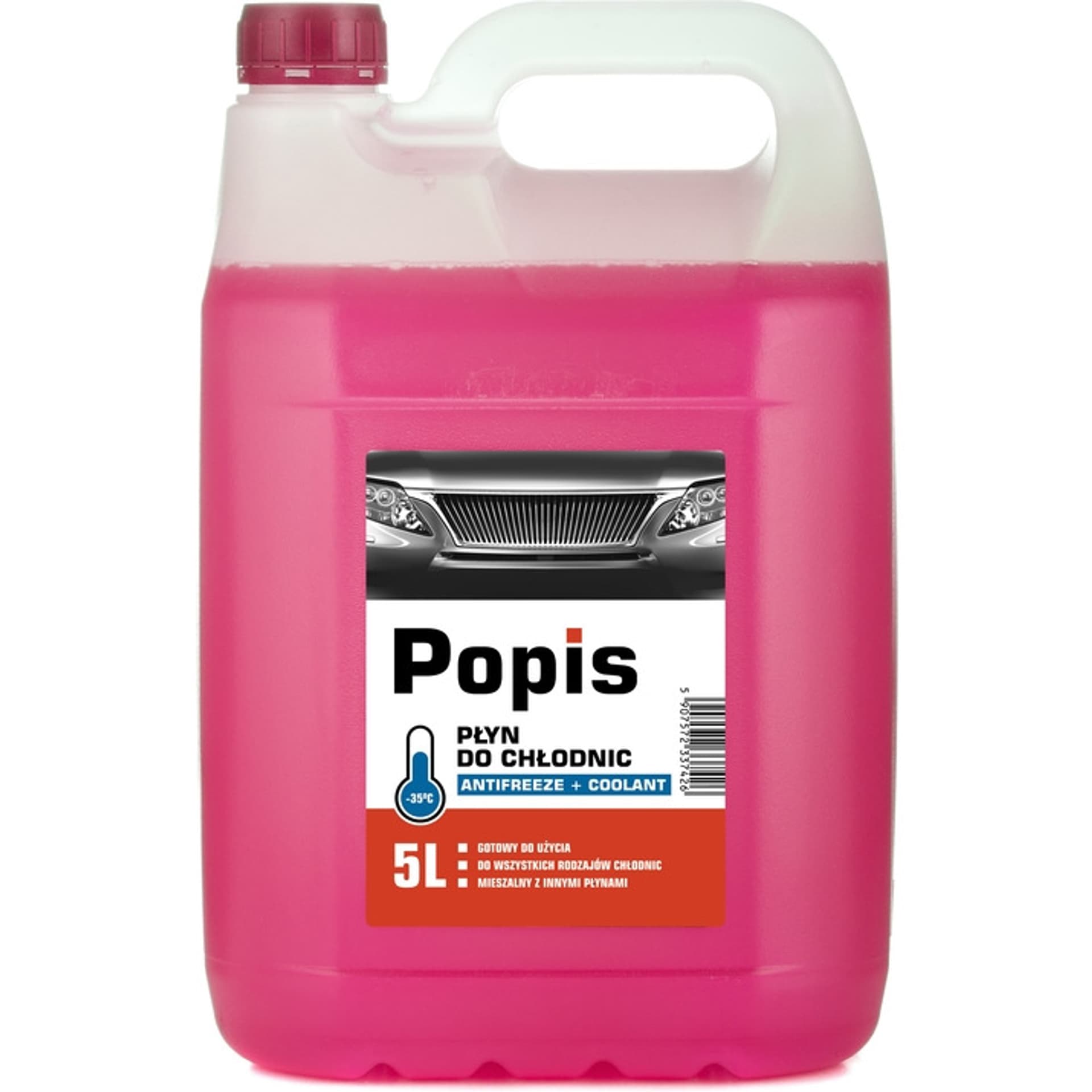 

Płyn do chłodnic POPIS 5l różowy