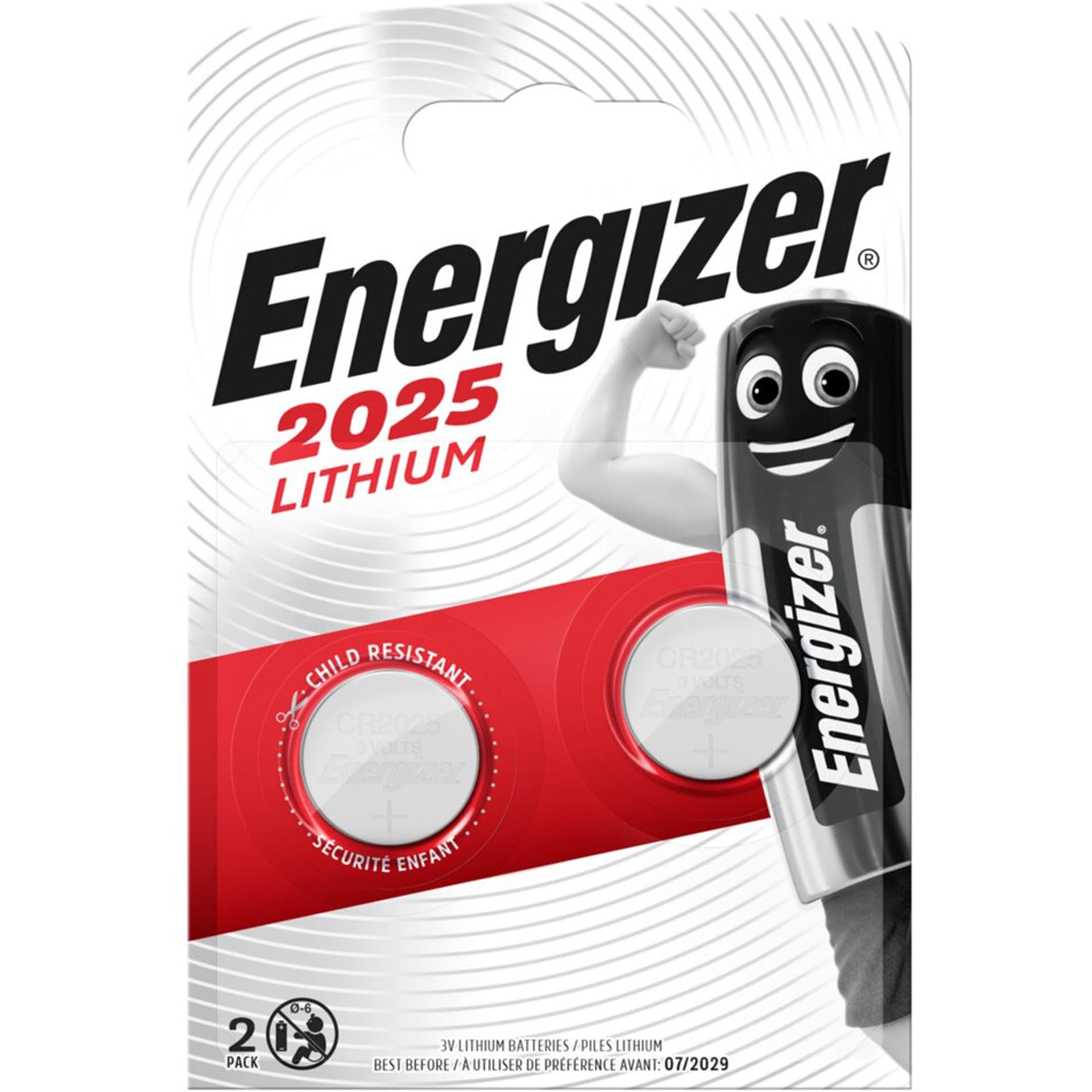 

BATERIE ENERGIZER SPECJALISTYCZNE CR2025 2 SZTUKI