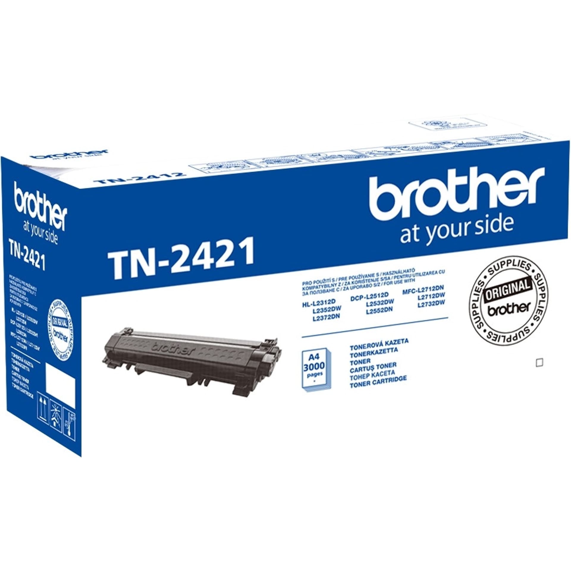 

Toner Brother czarny TN2421=TN-2421, 3000 str.