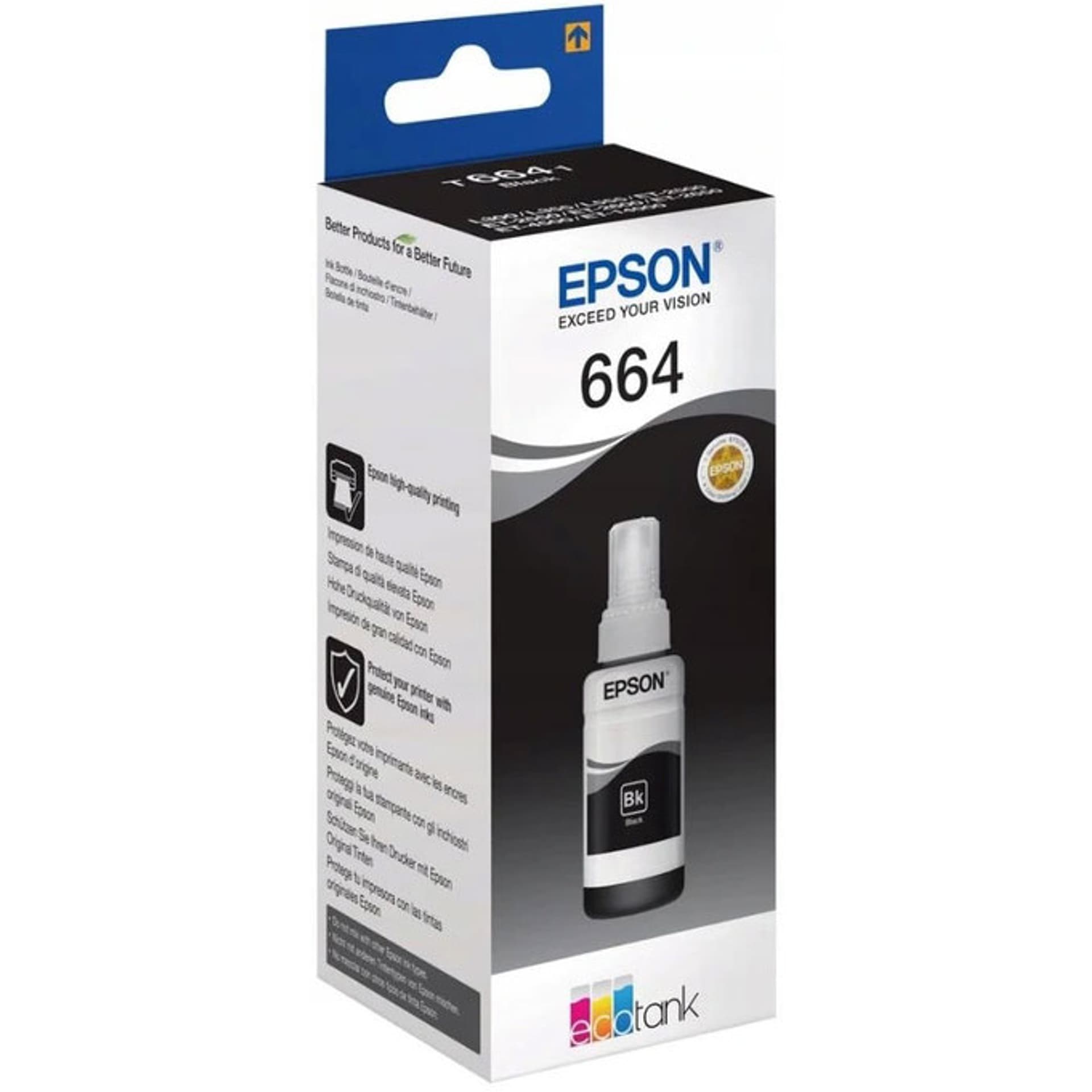 

Tusz Epson 664 Bk czarny 70ml oryginalny