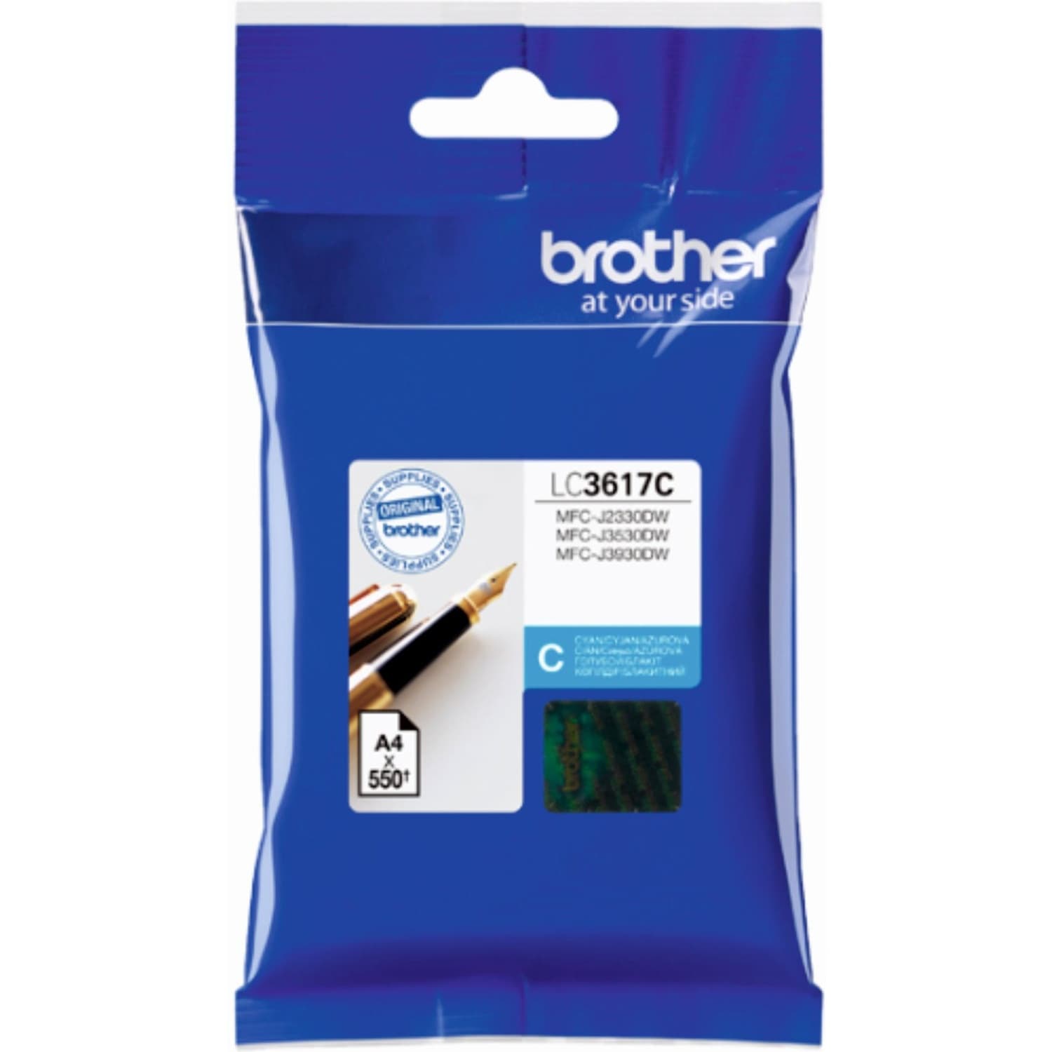 

Tusz BROTHER LC3617C Błękitny LC3617C
