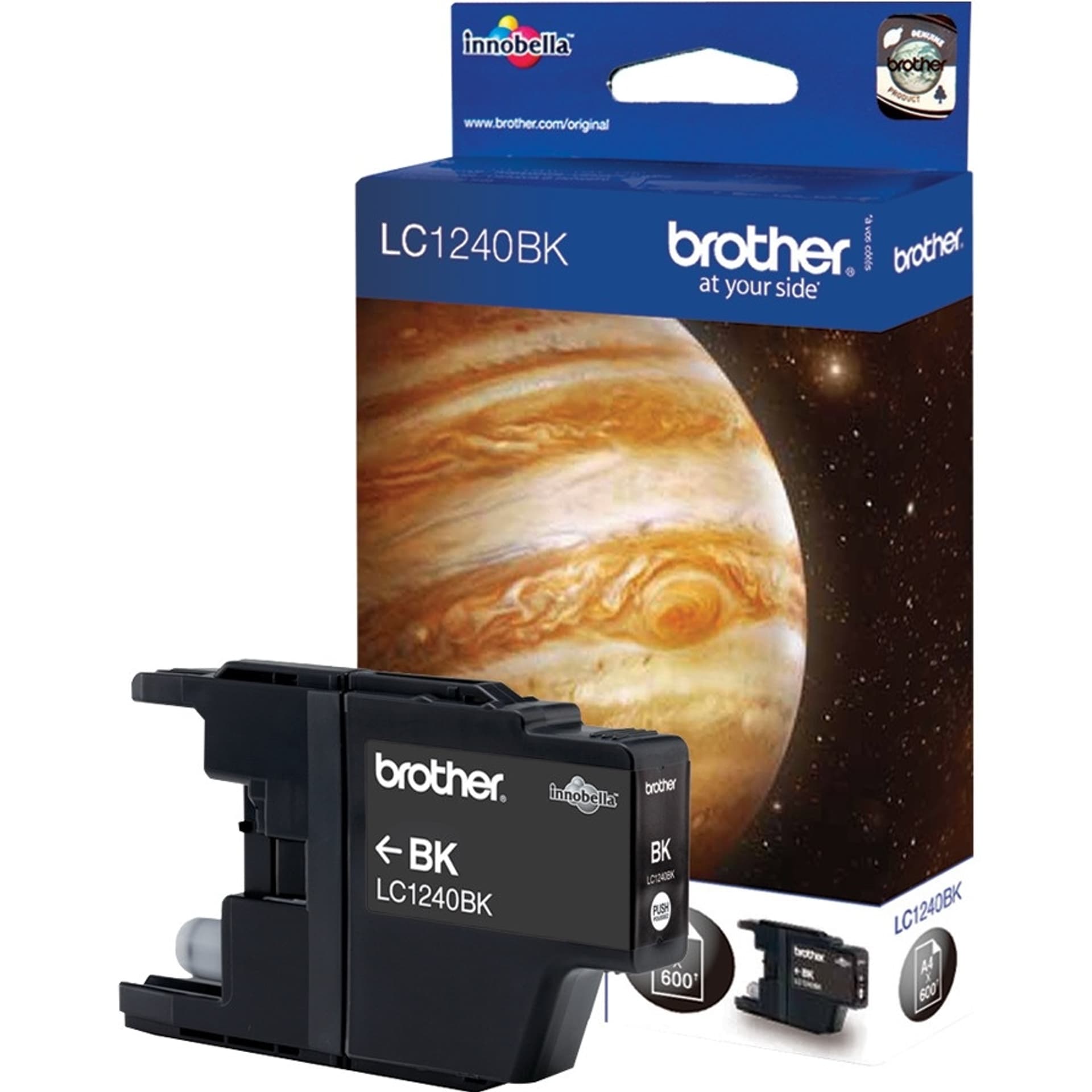 

Tusz Brother czarny LC1240BK=LC-1240BK, 600 str.