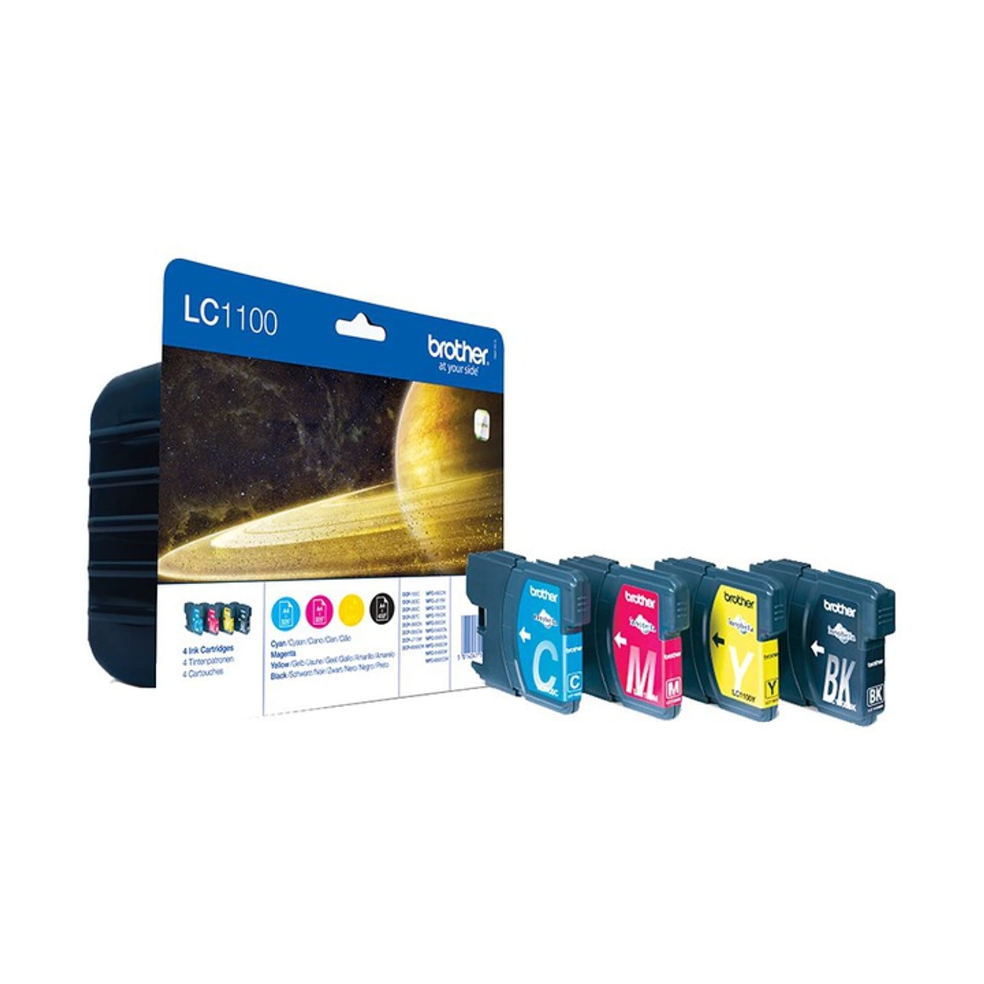 

Tusz BROTHER (LC1100VALBP) cza+nie+pur+żół (4szt)