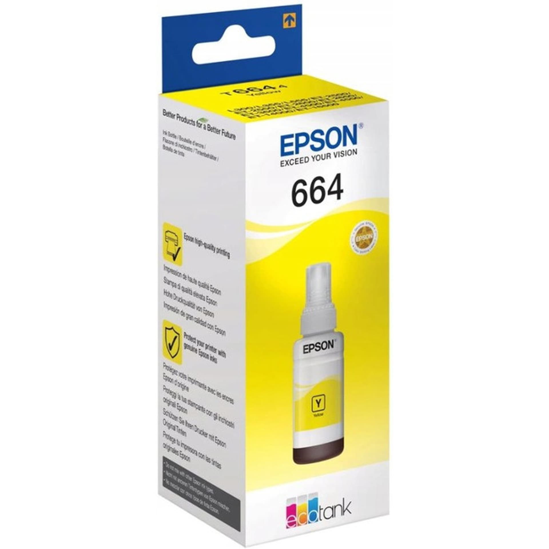 

Tusz Epson C13T66444A (oryginał ; 70 ml; żółty)