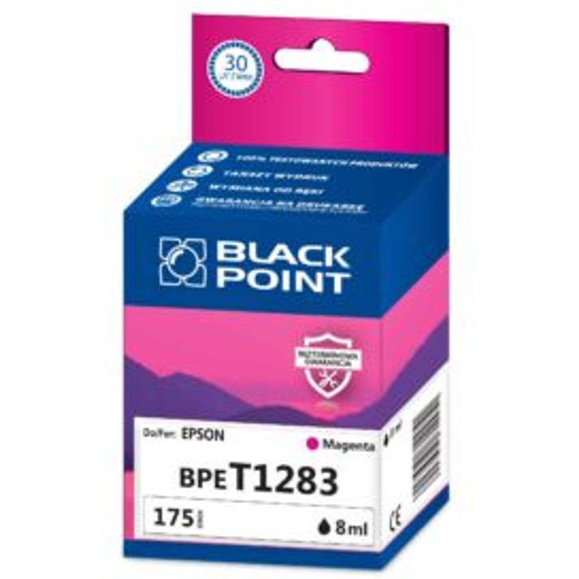 

Tusz BLACK POINT (BPET1283) purpurowy 8ml zamiennik EPSON (T1283/C13T12834012) S22/SX125/SX425W, T1283/c13t12834012) s22/sx125/sx425