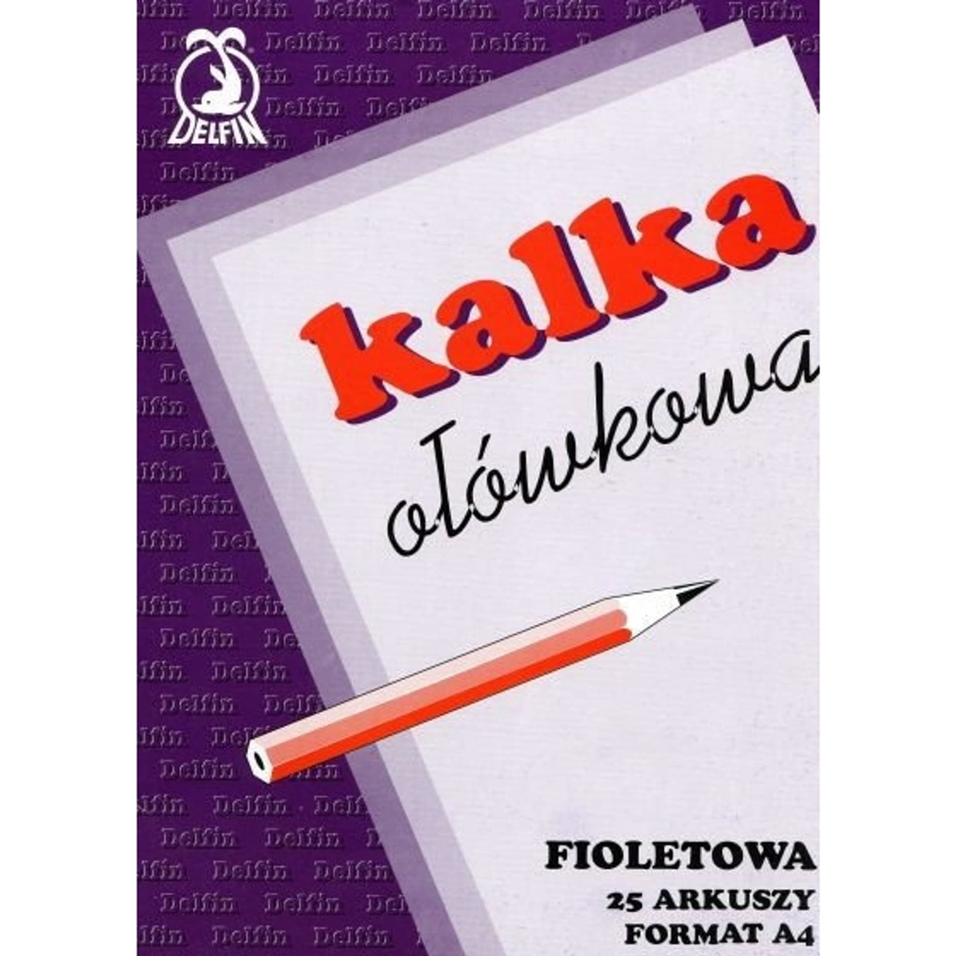 

Kalka ołówkowa A4 25 arkuszy DELFIN