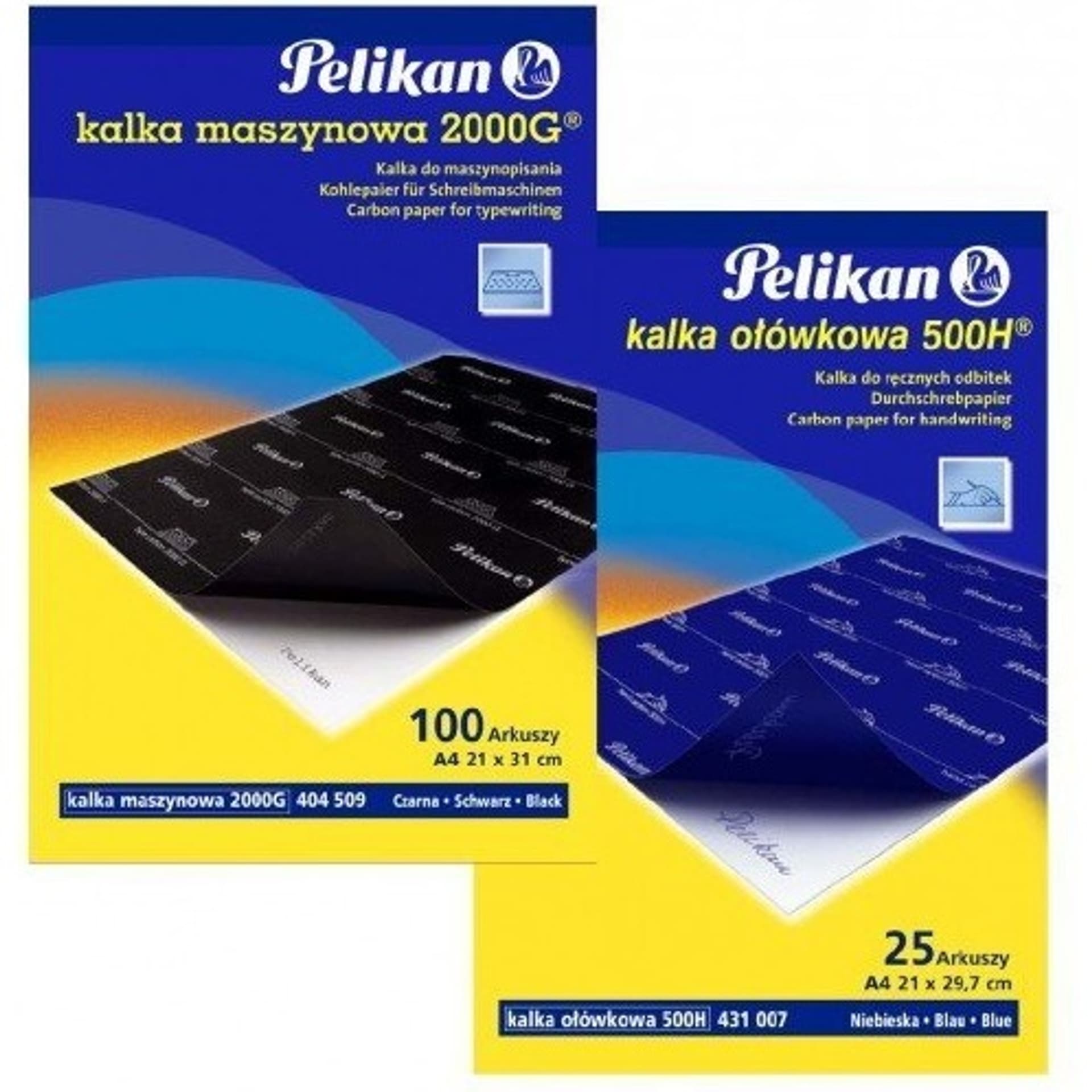 

Kalka ołówkowa A4 500H 100ark. niebieska PN417014 PELIKAN