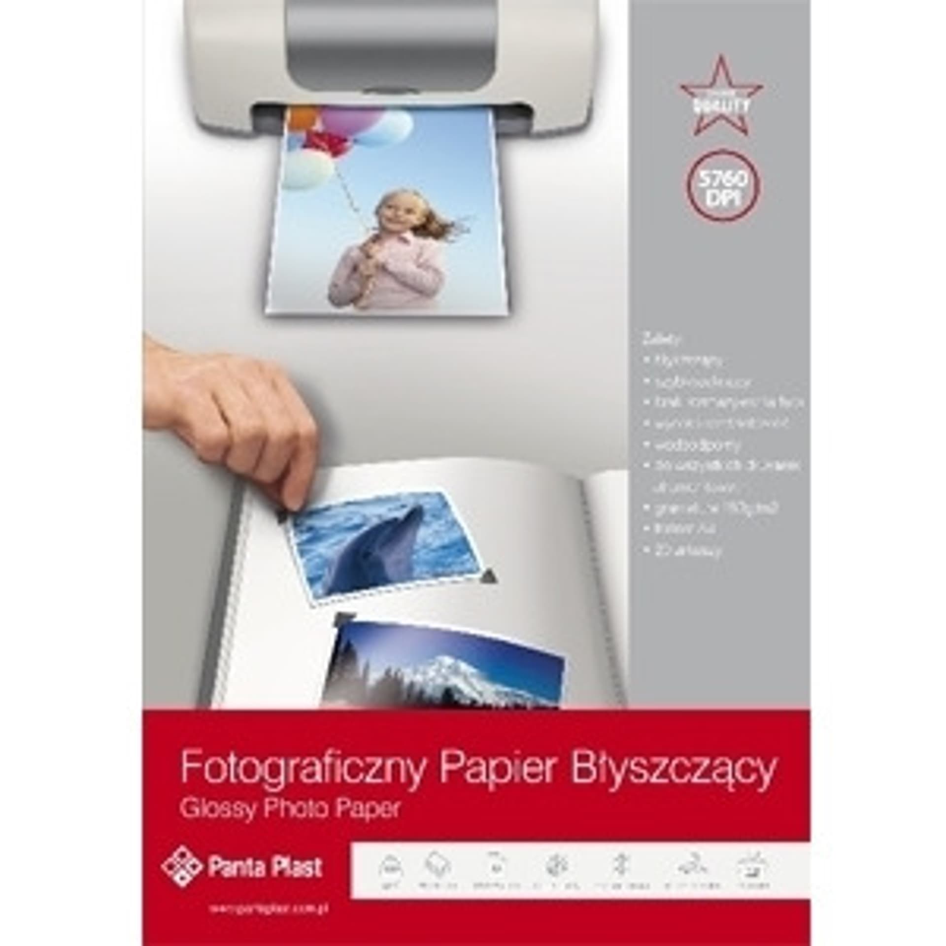 

Papier foto A6 180g błyszczący 50ark PANTA PLAST (0324-0068-99)