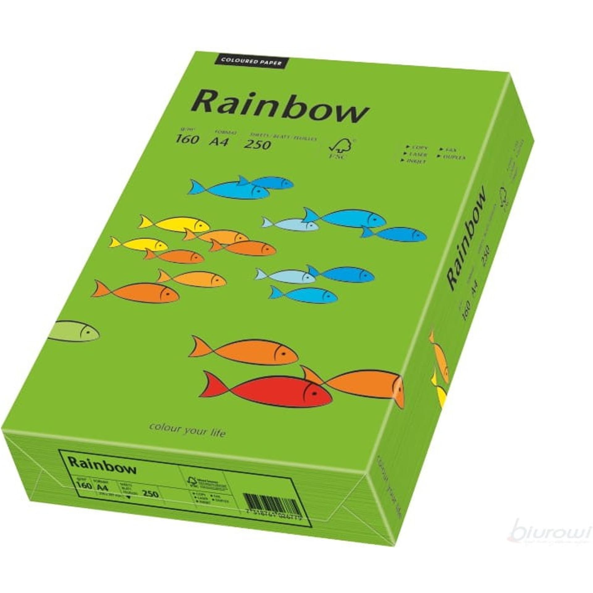 

Papier ksero A4 160g RAINBOW R78 ciemny zielony 88042681