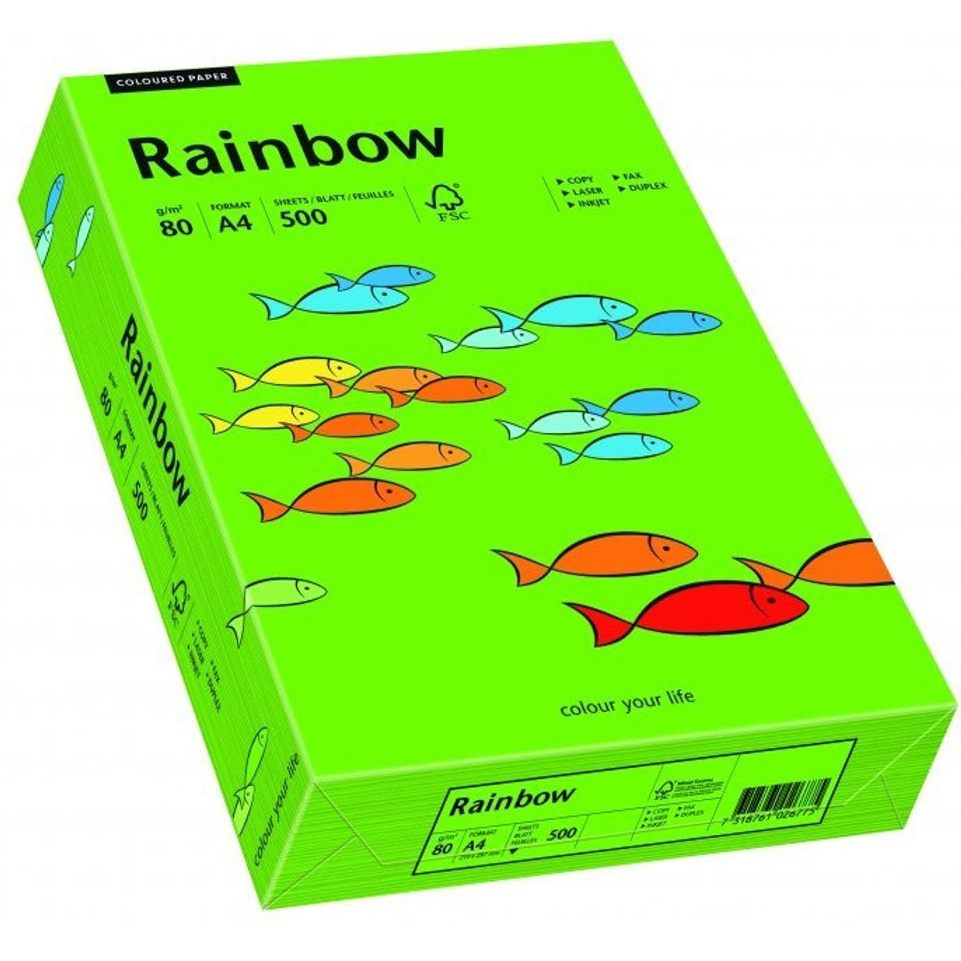 

Papier ksero A4 80g RAINBOW R78 ciemnozielony 88042673