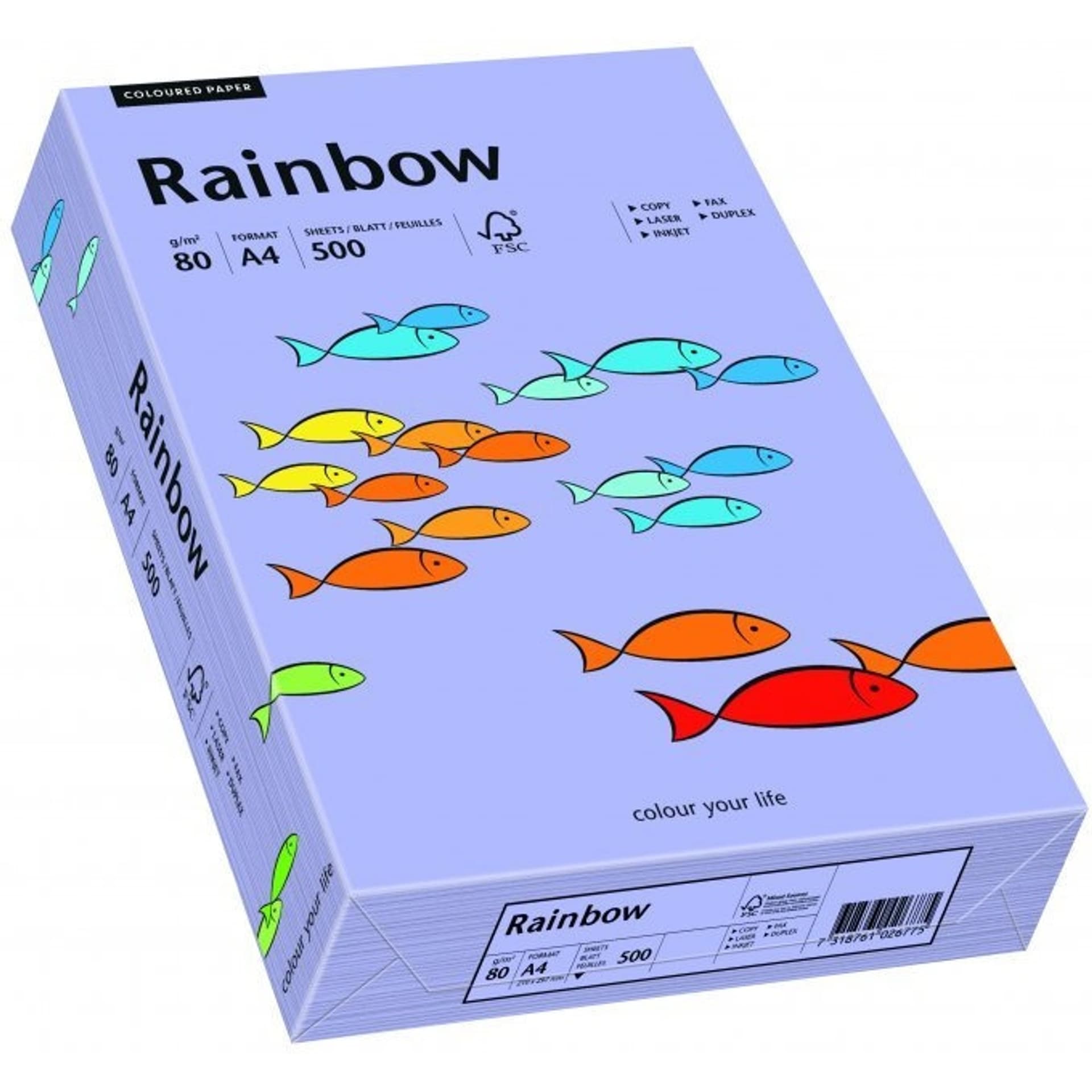 

Papier ksero kolorowy A4 80g RAINBOW fioletowy R60 88042563