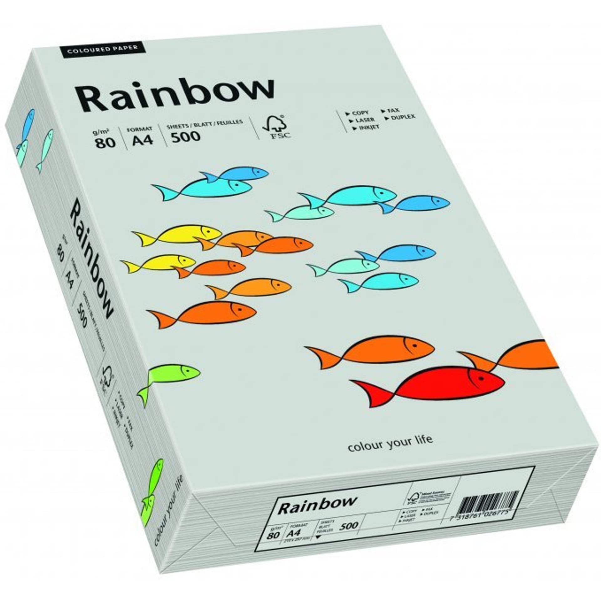 

Papier ksero A4 80g RAINBOW R96 szary 88042805