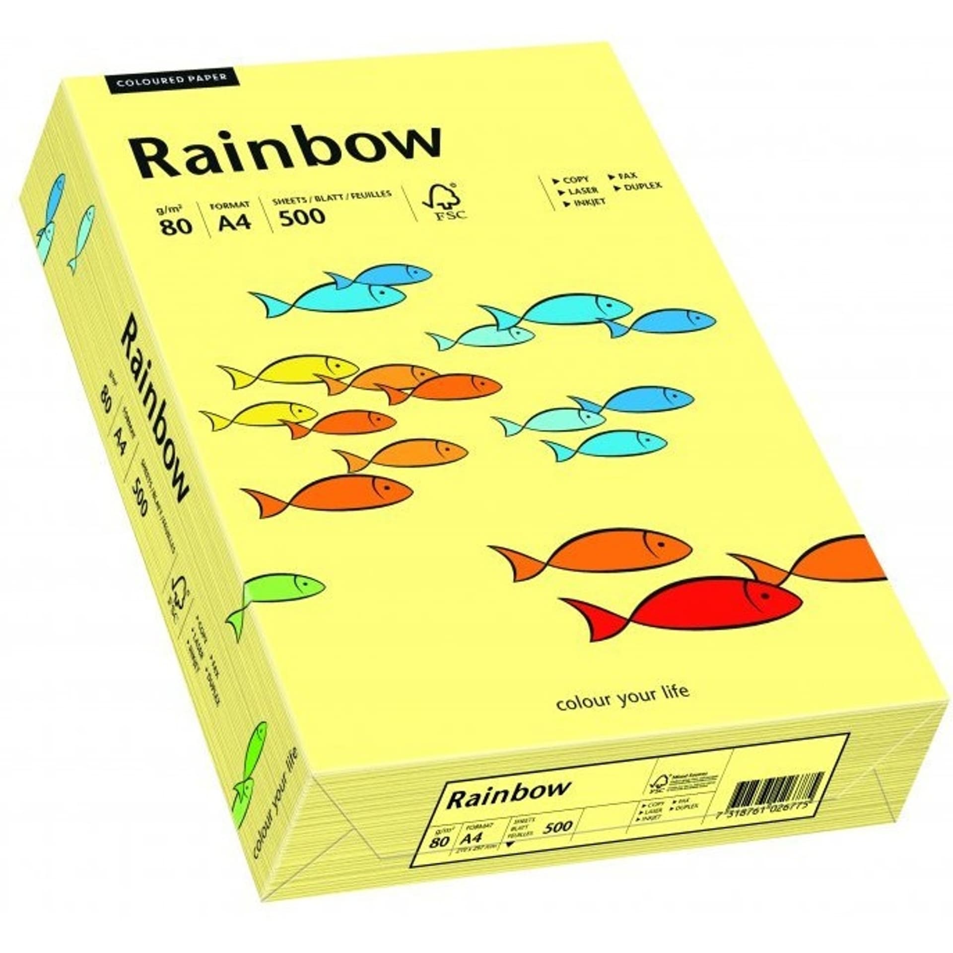 

Papier ksero A4 80g RAINBOW R12 jasnożółty 88042297