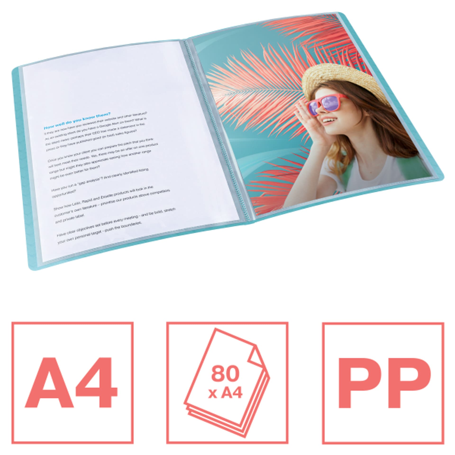 

Album ofertowy COLOUR"ICE 40kieszeni niebieski 626227 ESSELTE