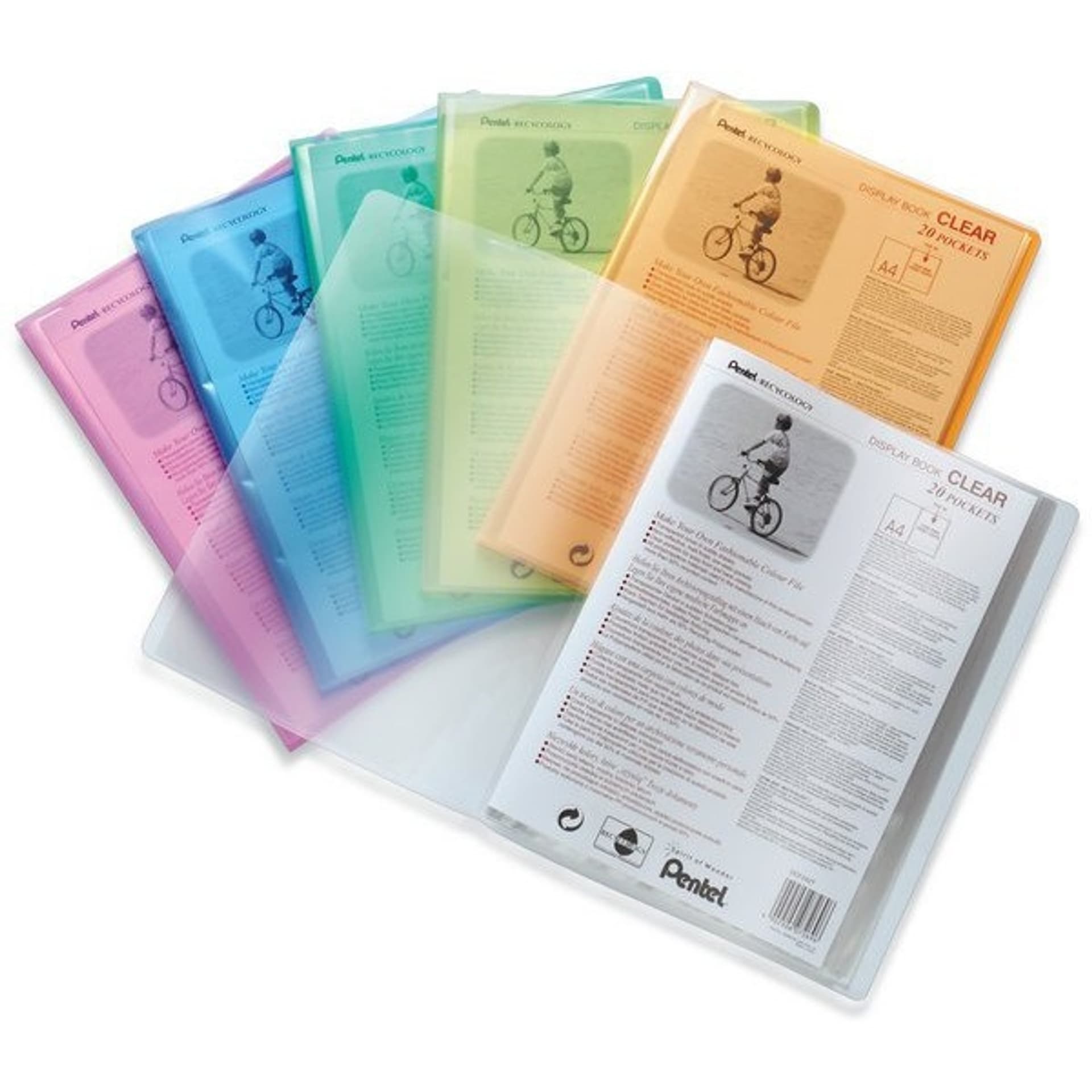 

Album ofertowy A4 20kieszeni zielony DCF242D CLEAR PENTEL RECYCOLOGY