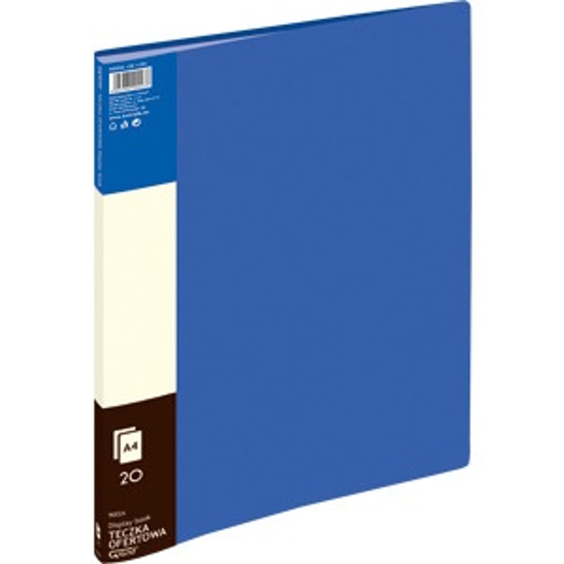 

Teczka ofertowa 9002A niebieska 20 koszulek 120-1194 GRAND