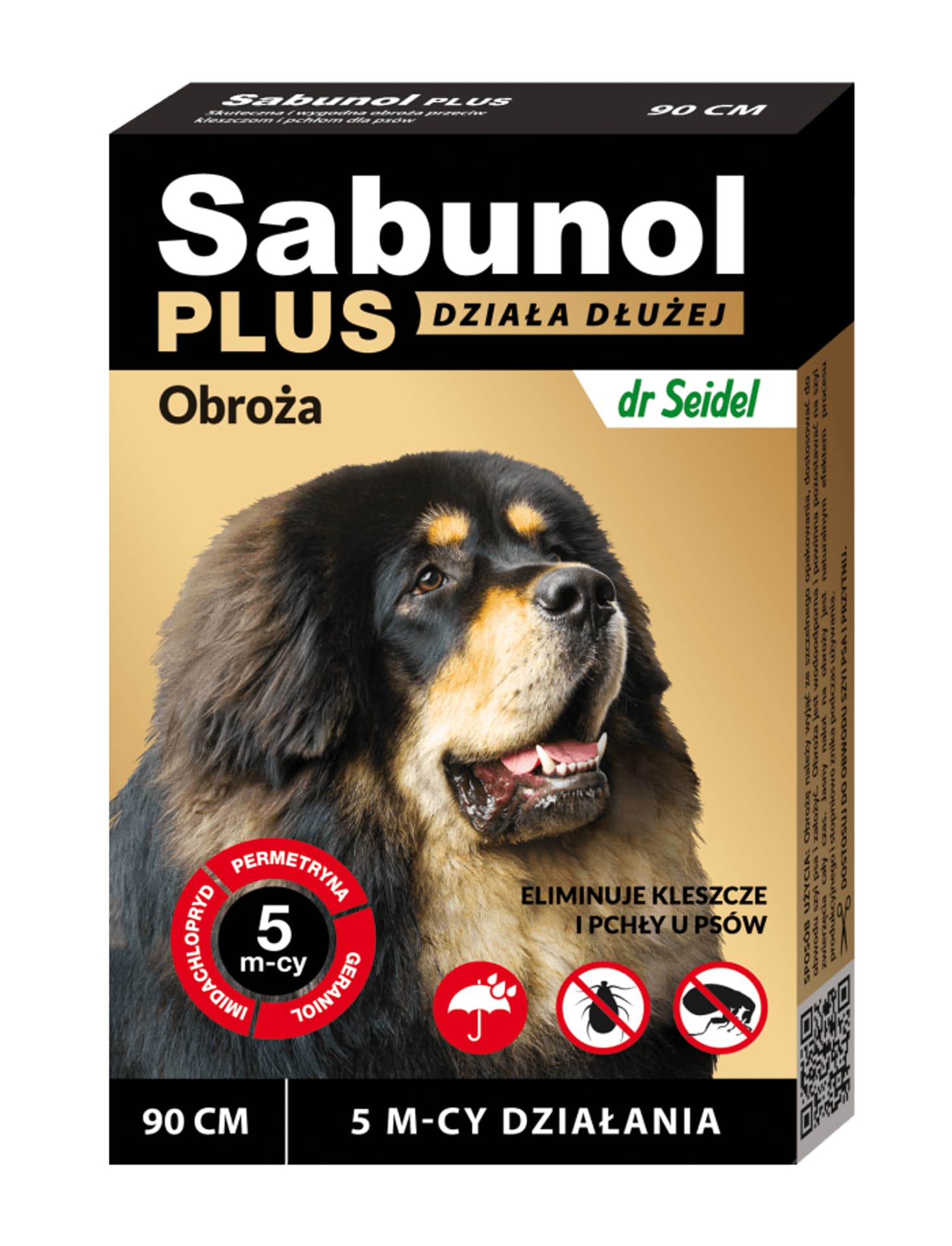 

SABUNOL PLUS obroża przeciw pchłom i kleszczom dla psa 90cm