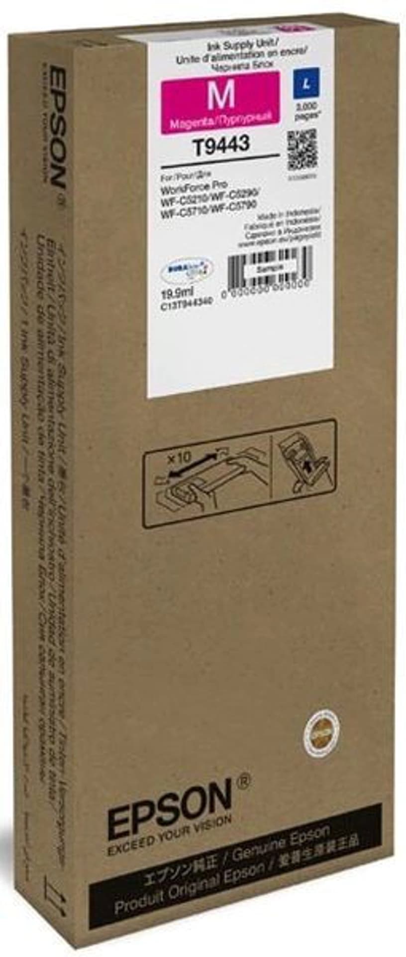 

Tusz EPSON T9443 Purpurowy C13T944340