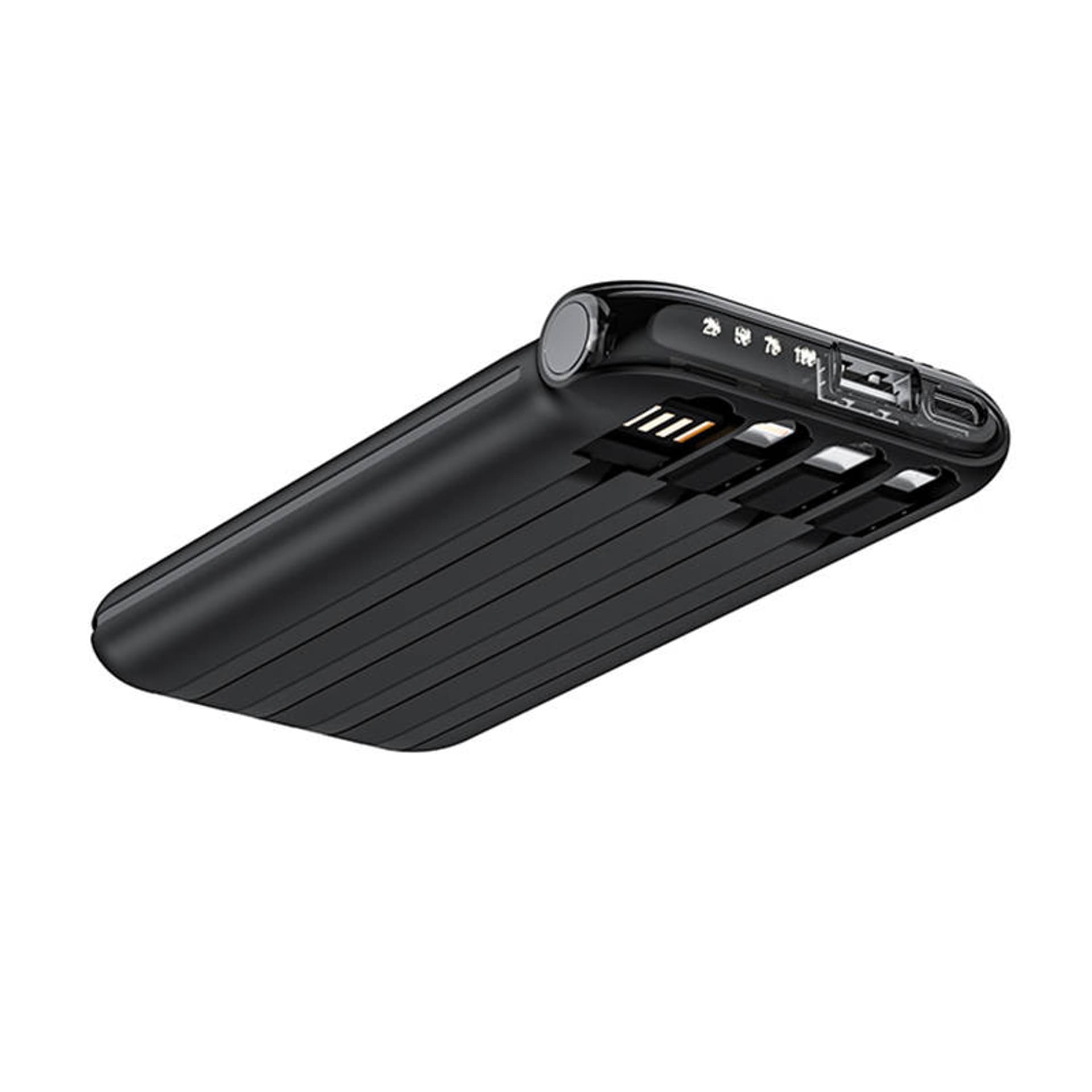

Powerbank Vipfan F10 10000mAh + kabel 4w1 (czarny)