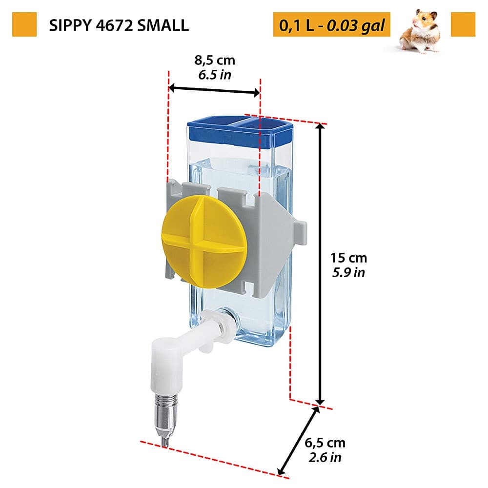 

SIPPY 4672 SMALL - pojnik automatyczny dla gryzoni